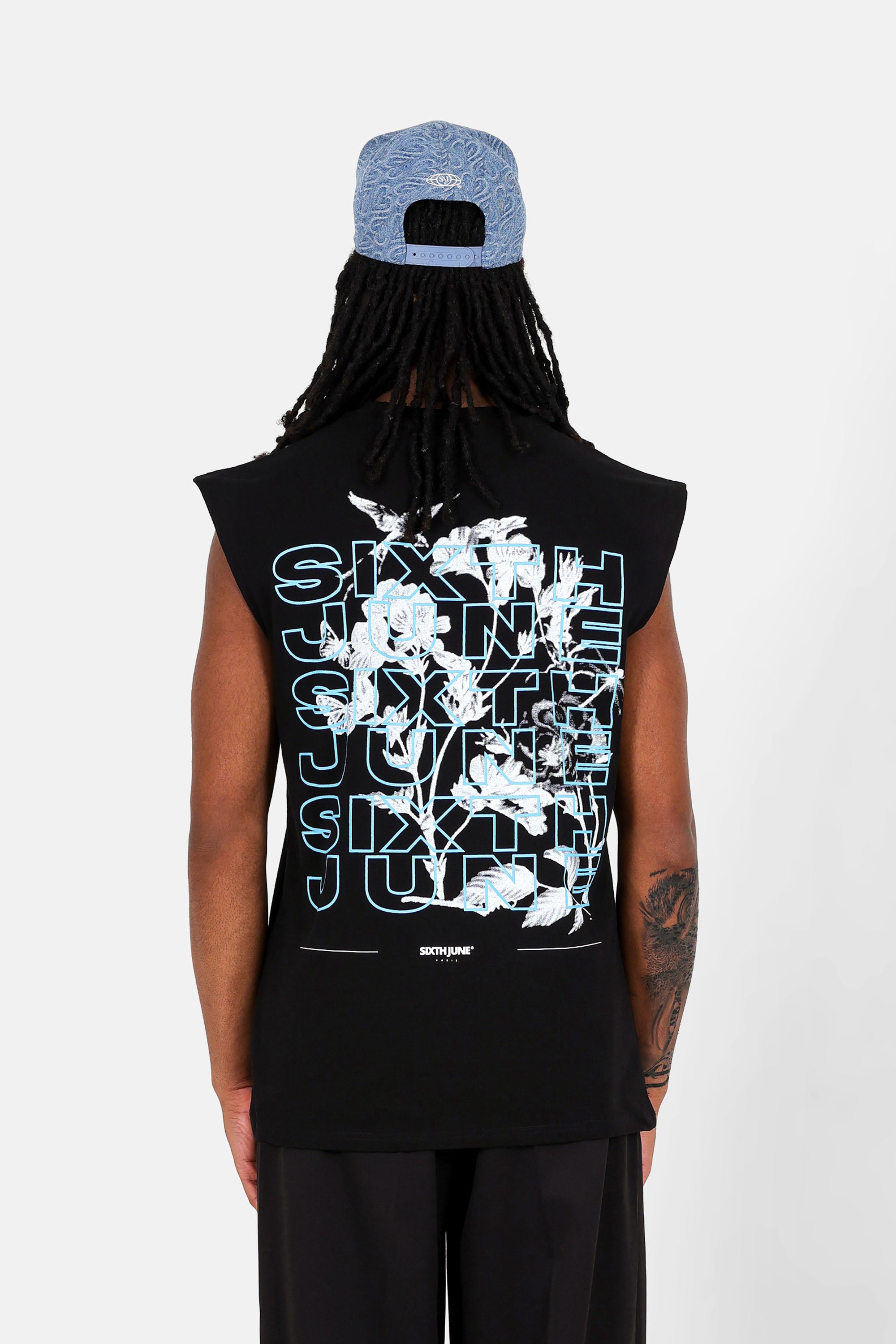 FLOWER printed tank top