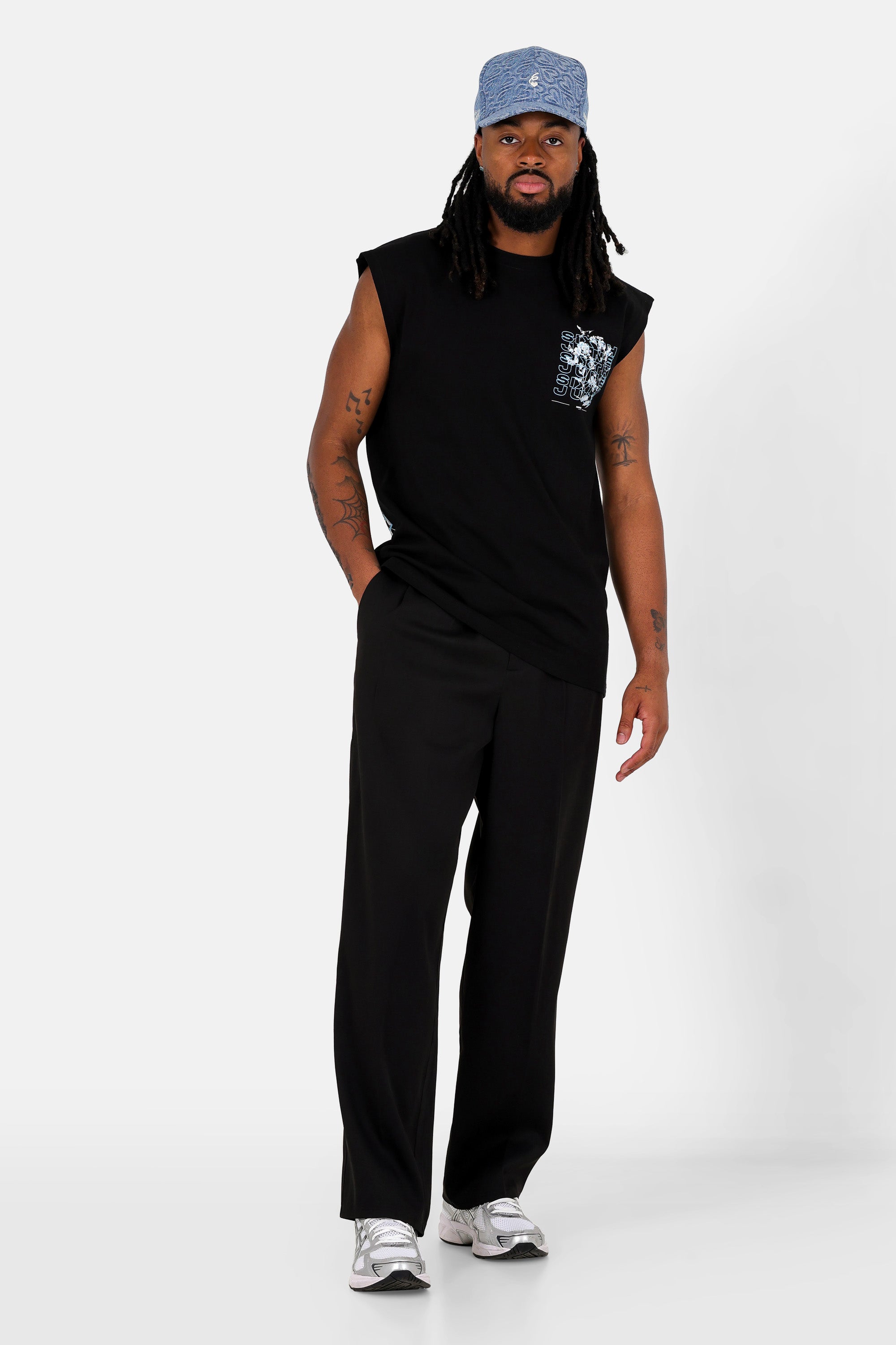 FLOWER printed tank top