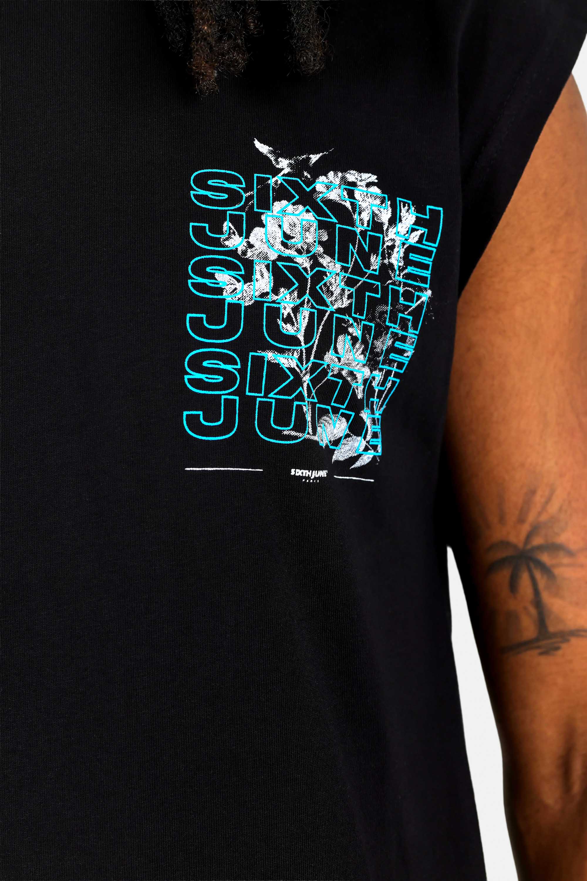 FLOWER printed tank top