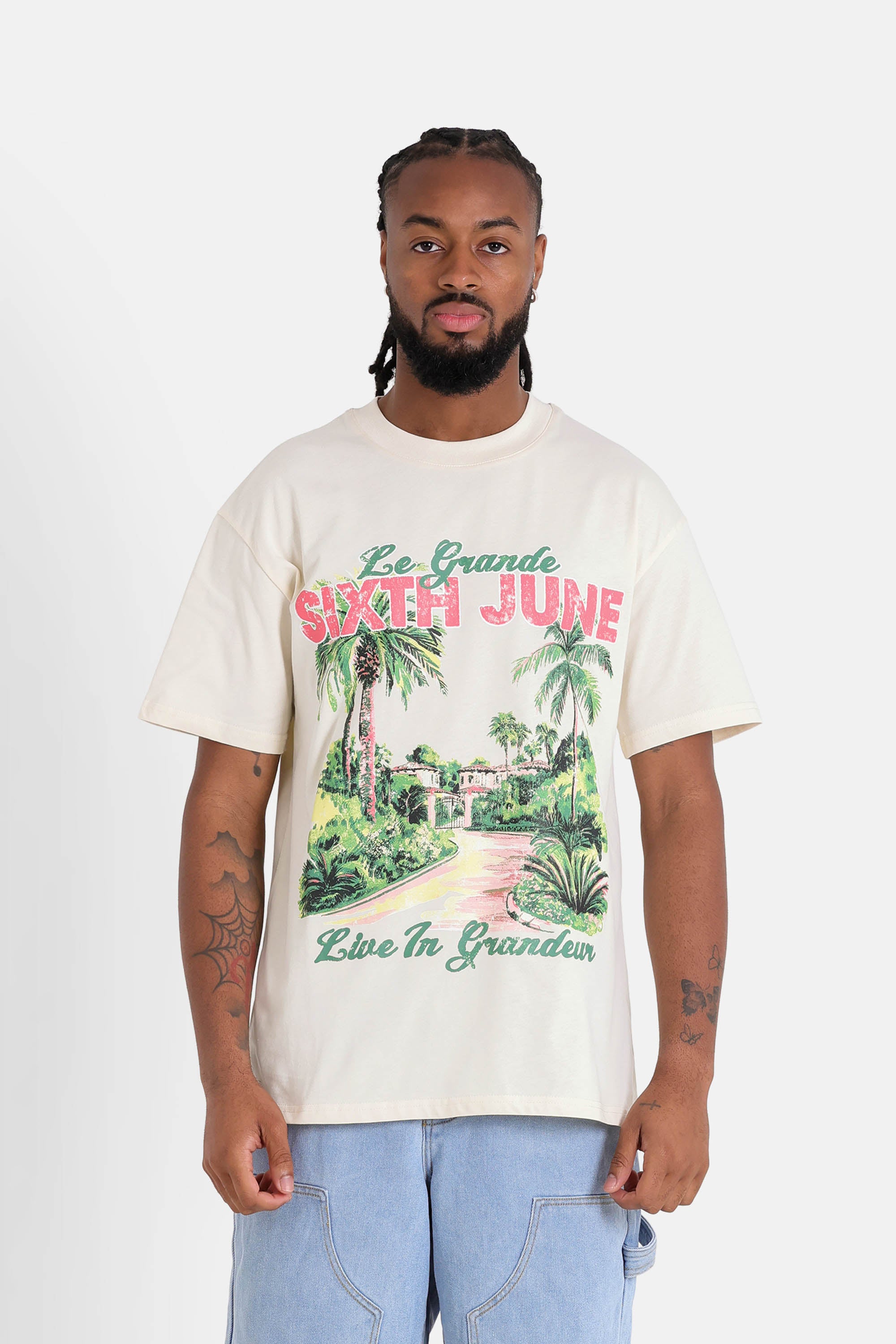 T-shirt Rio tropical Beige