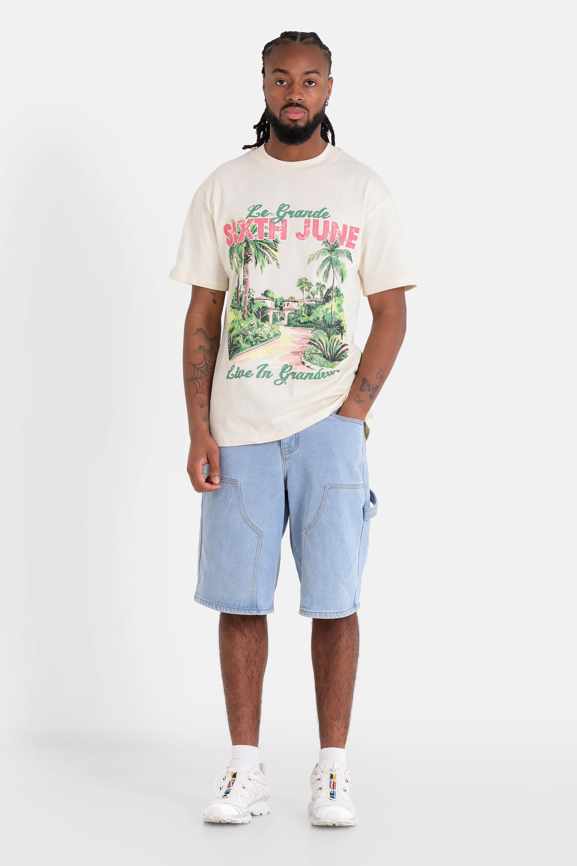 T-shirt Rio tropical Beige