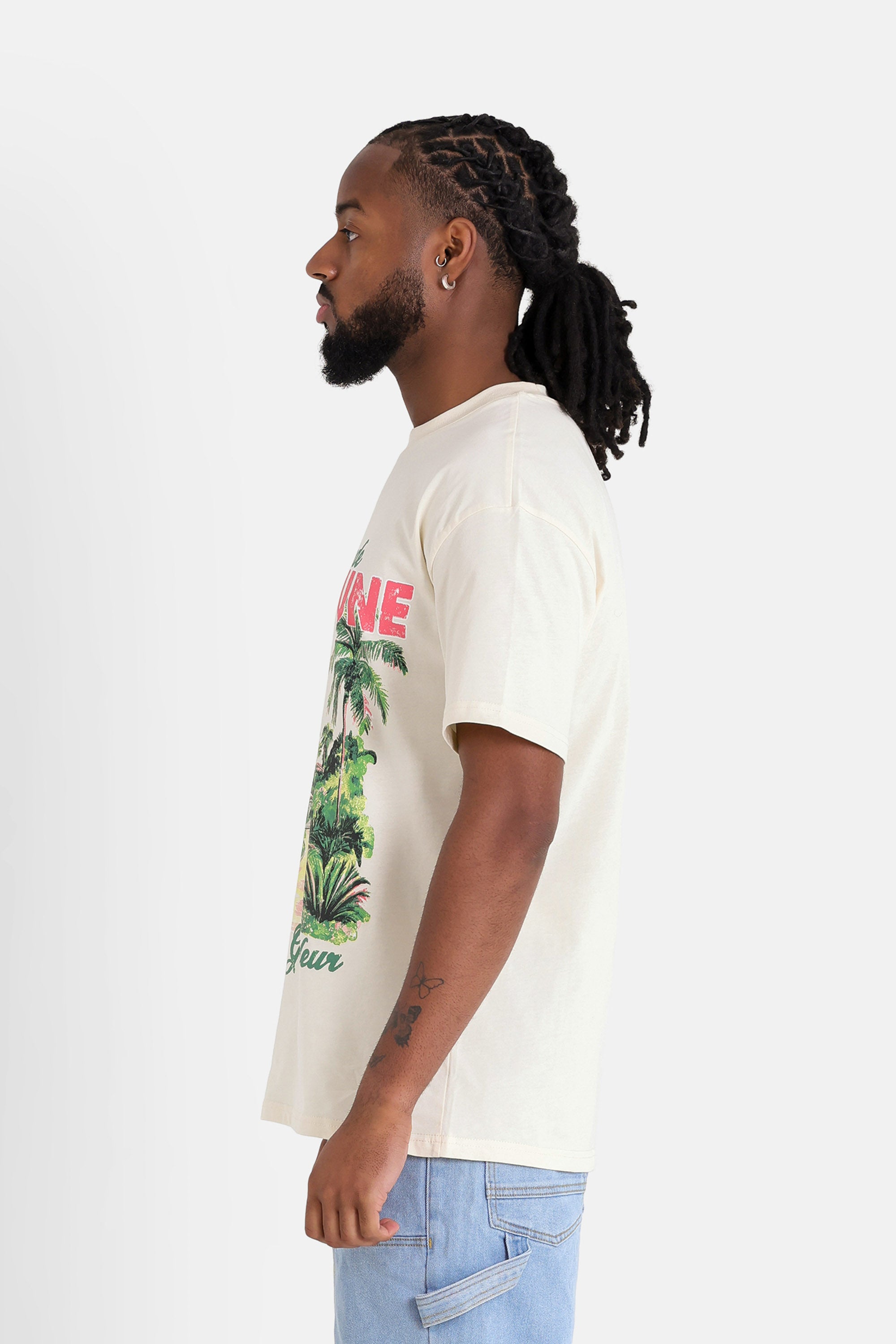 T-shirt Rio tropical Beige
