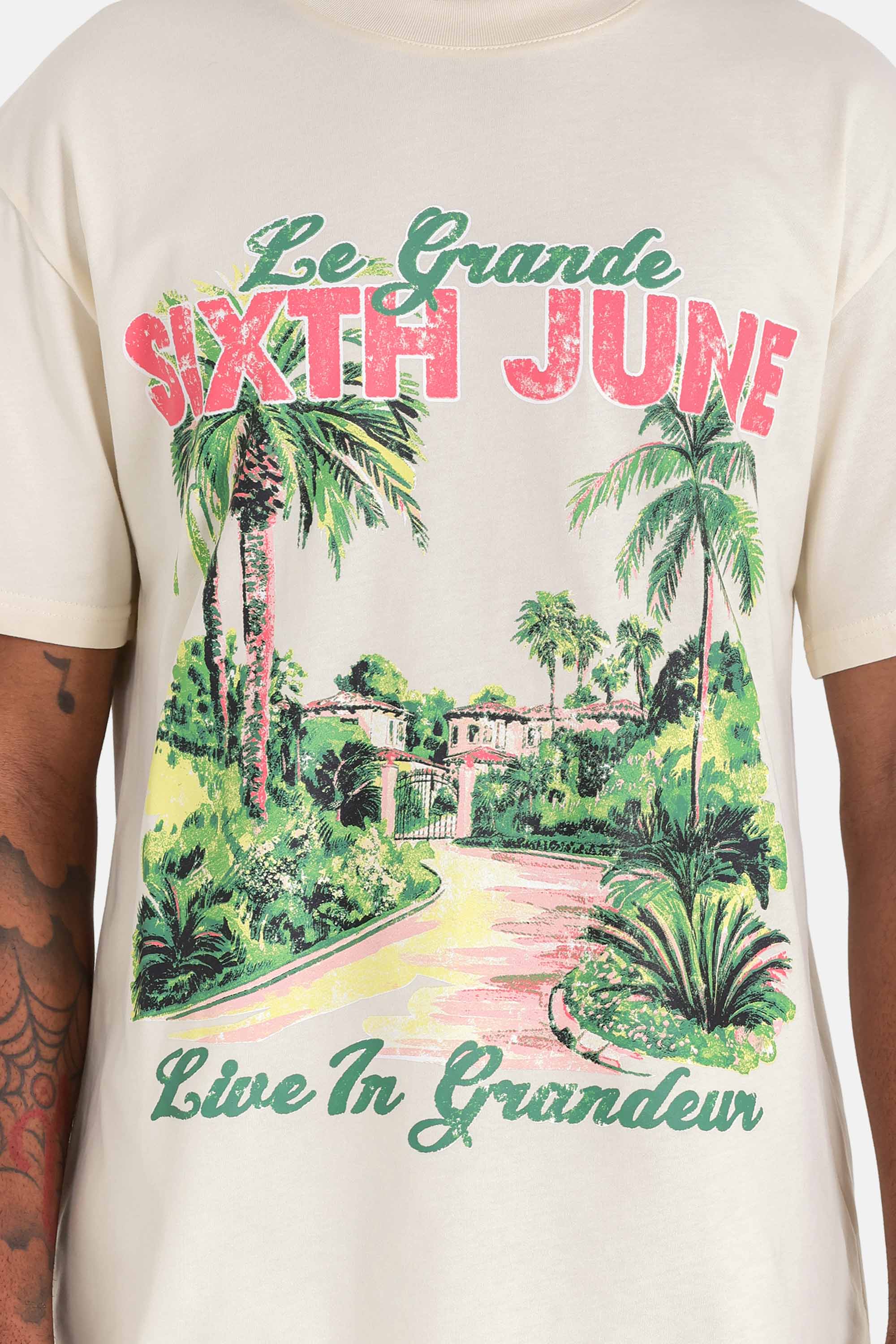 T-shirt Rio tropical Beige