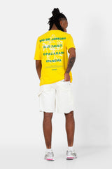 T-shirt Rio print Jaune