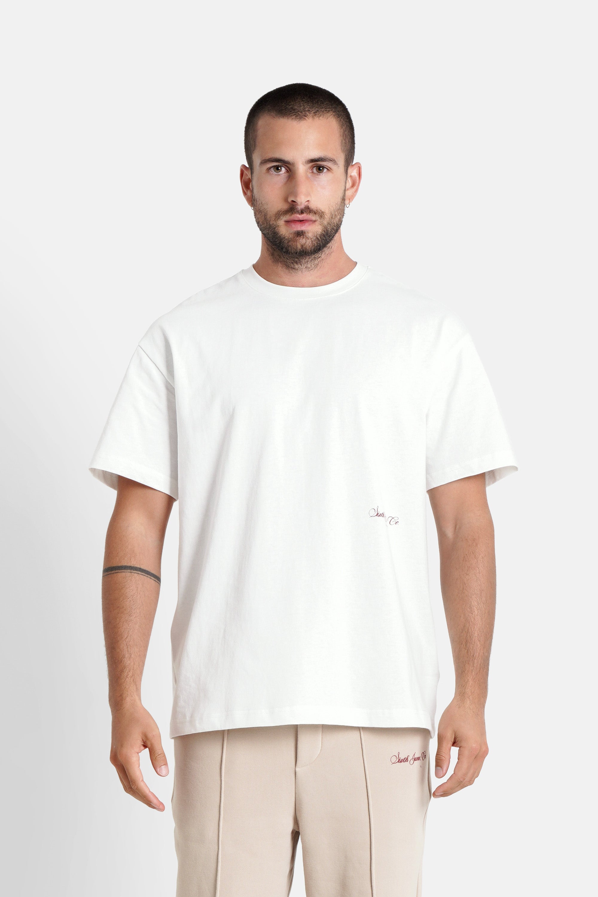 KEY printed s/s t-shirt