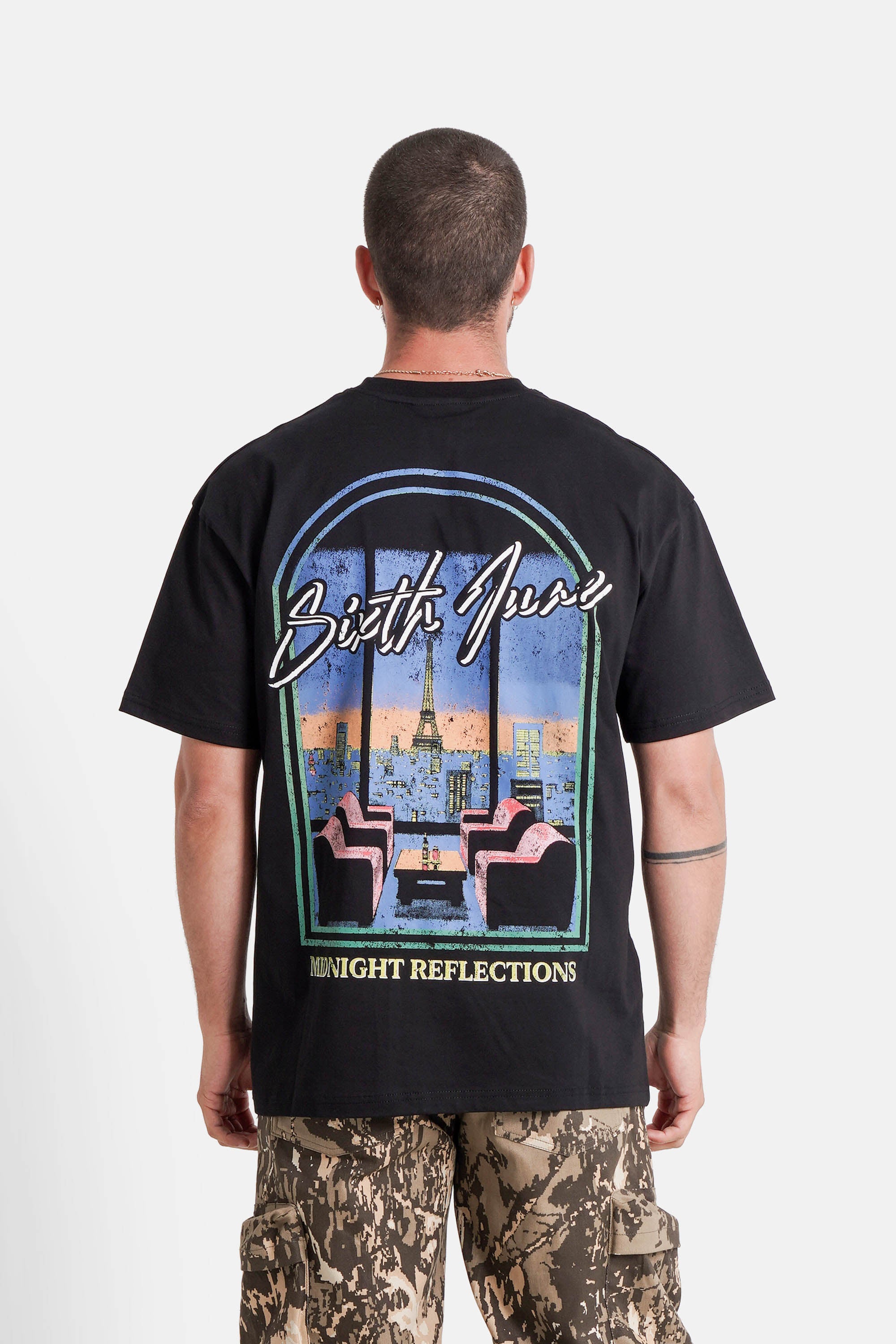 NIGHT printed s/s t-shirt