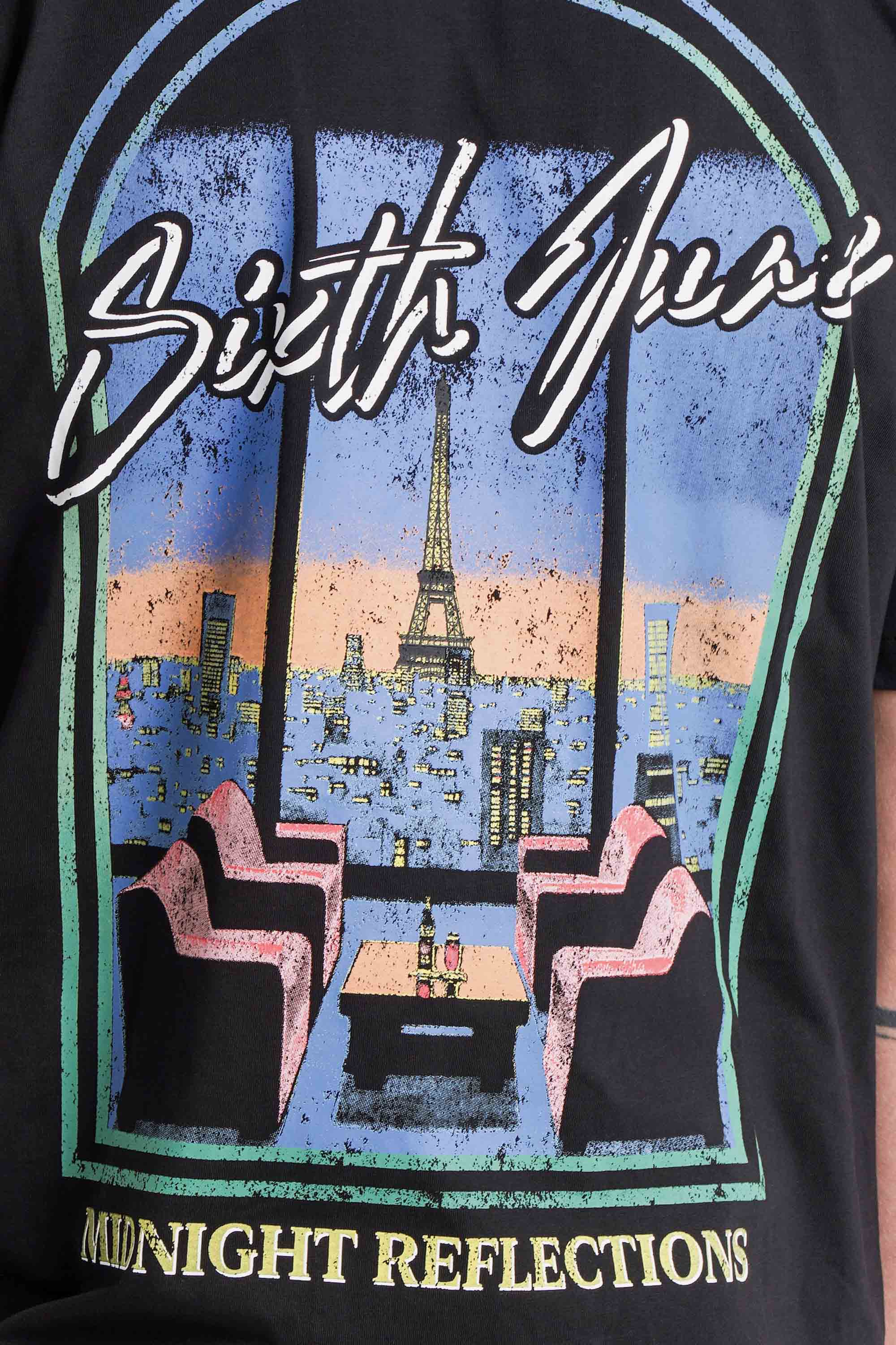 NIGHT printed s/s t-shirt