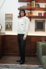 ELEVATE printed polo sweatshirt