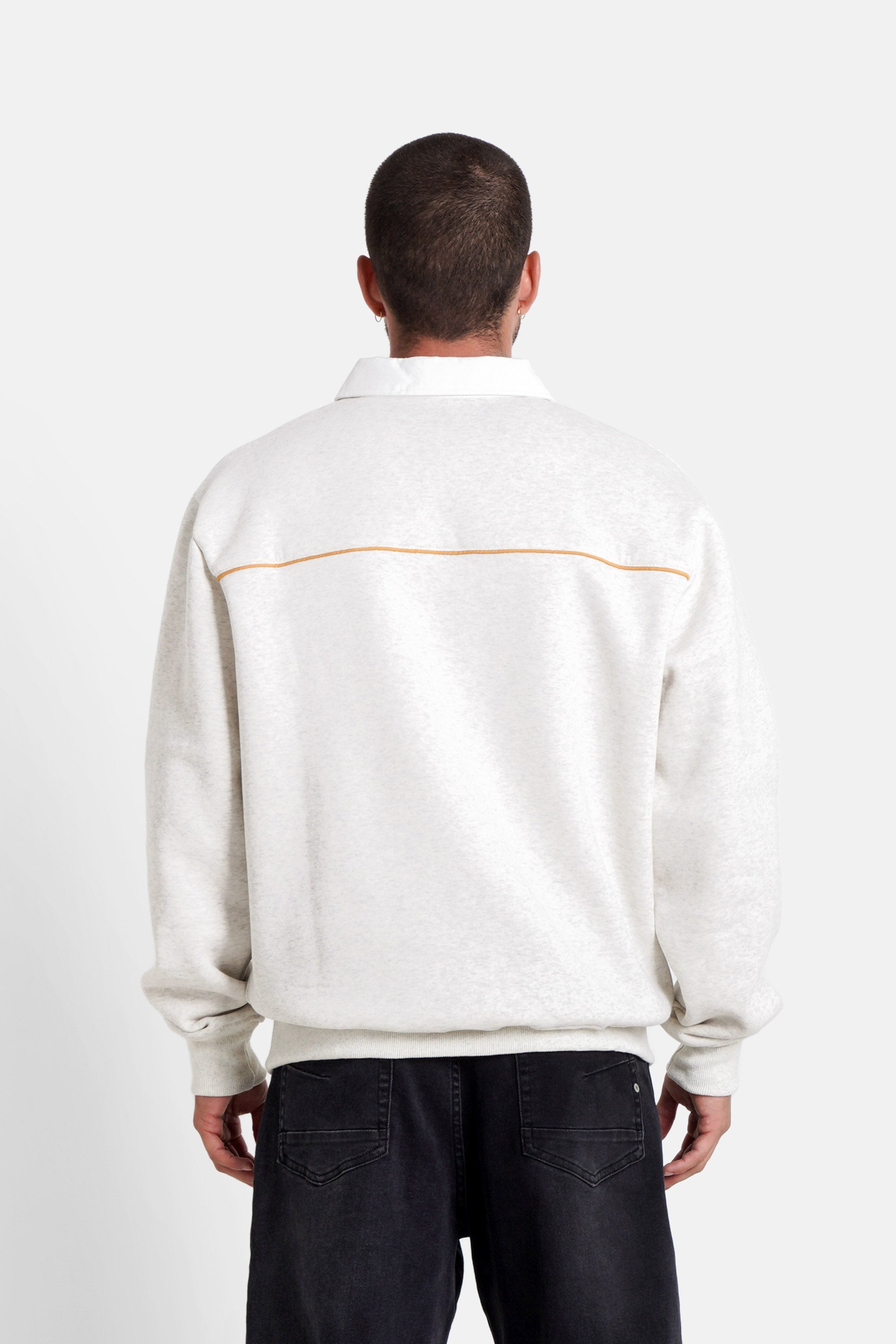ELEVATE printed polo sweatshirt