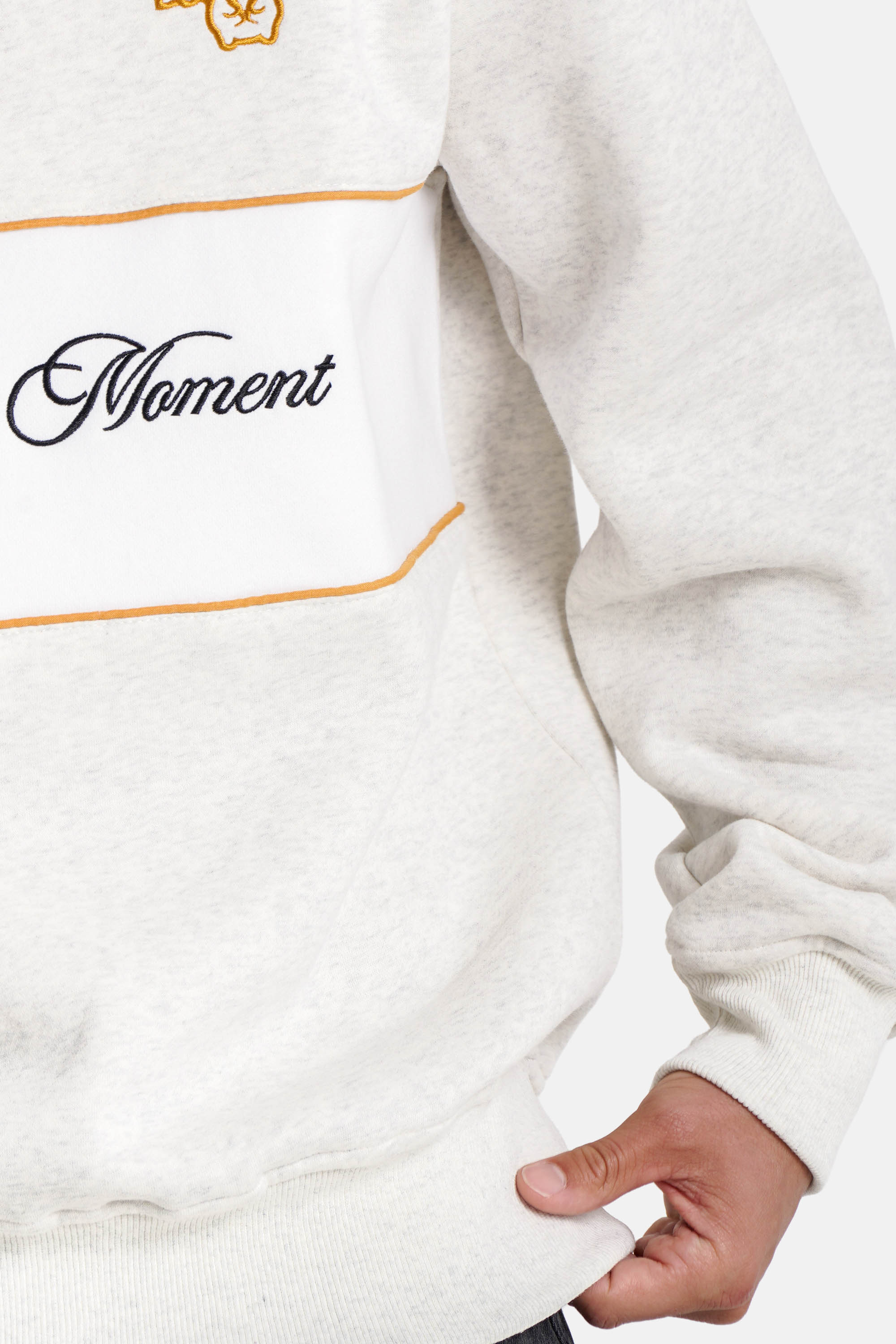 ELEVATE printed polo sweatshirt