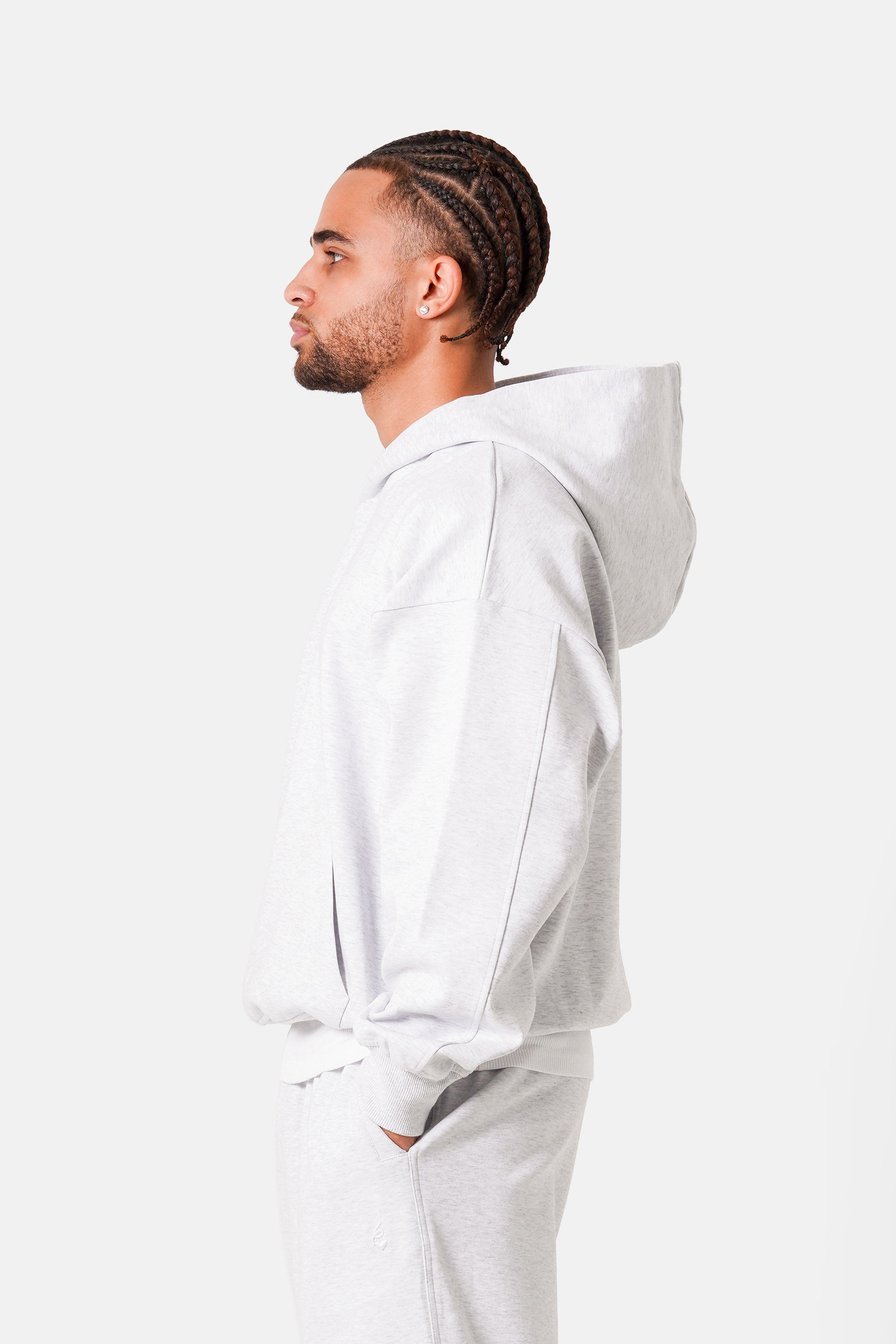 HEART embroidery hoodie