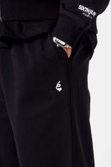 HEART logo embroidery jogger pant