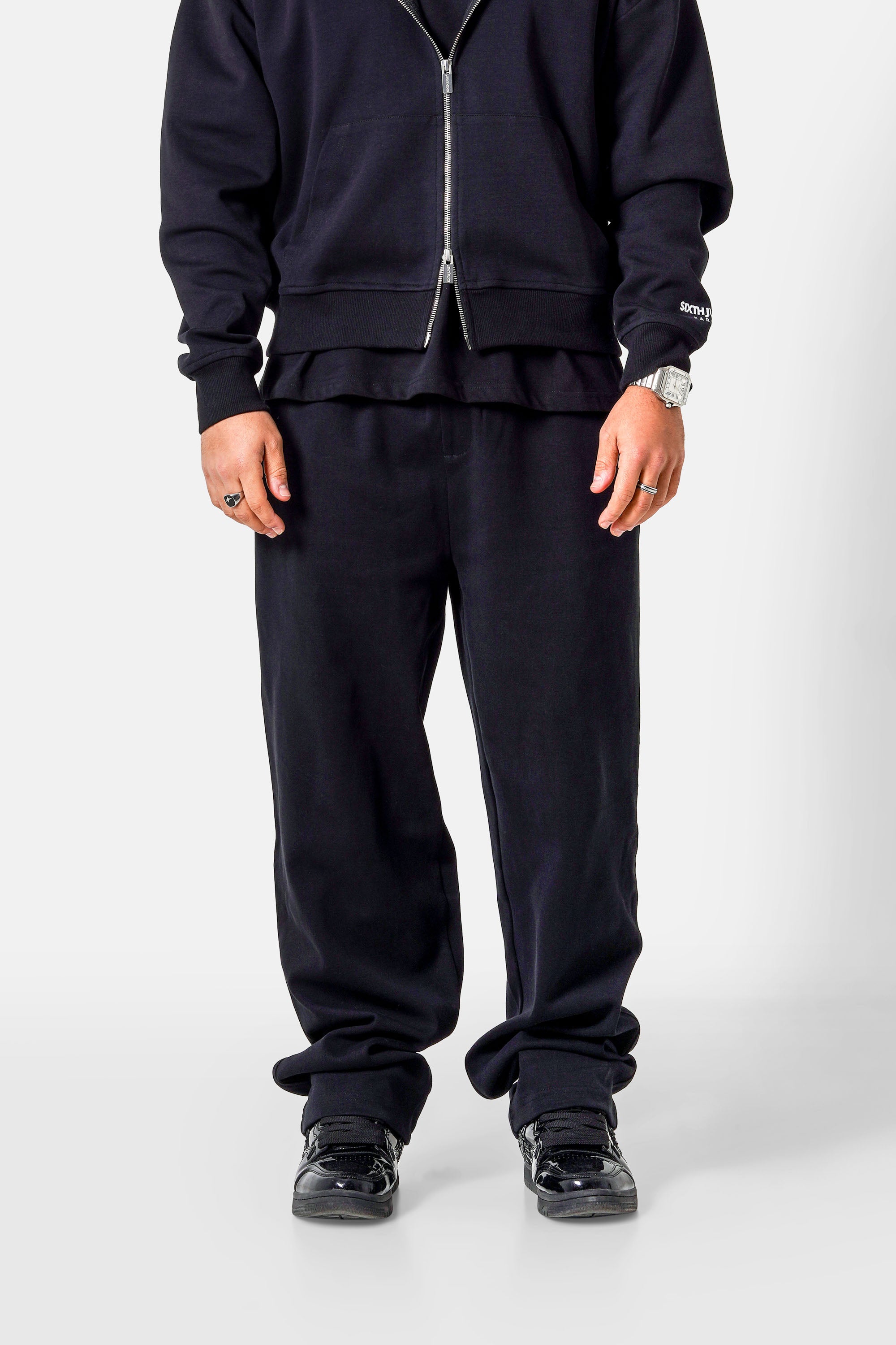 HEART logo embroidery jogger pant