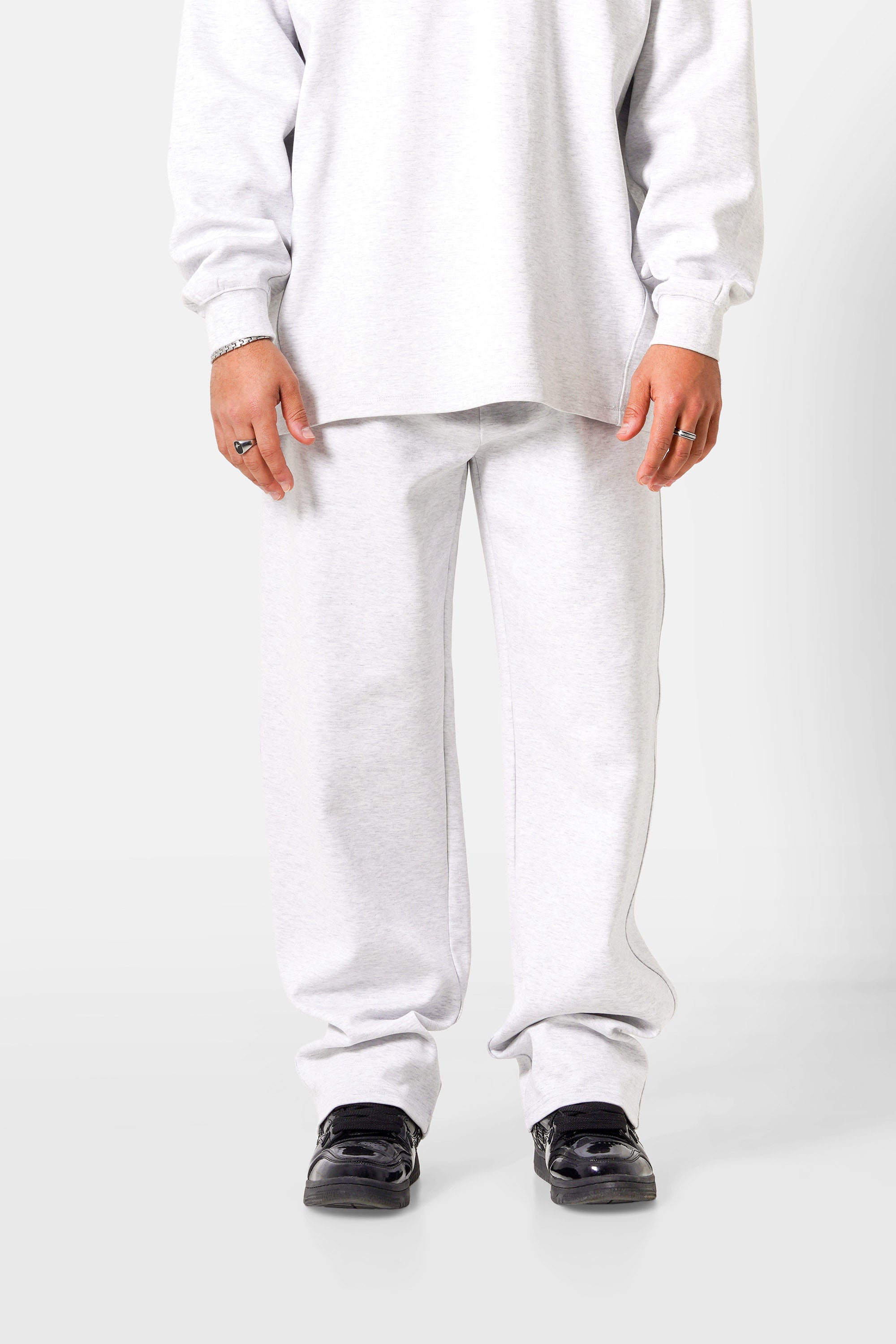 HEART logo embroidery jogger pant