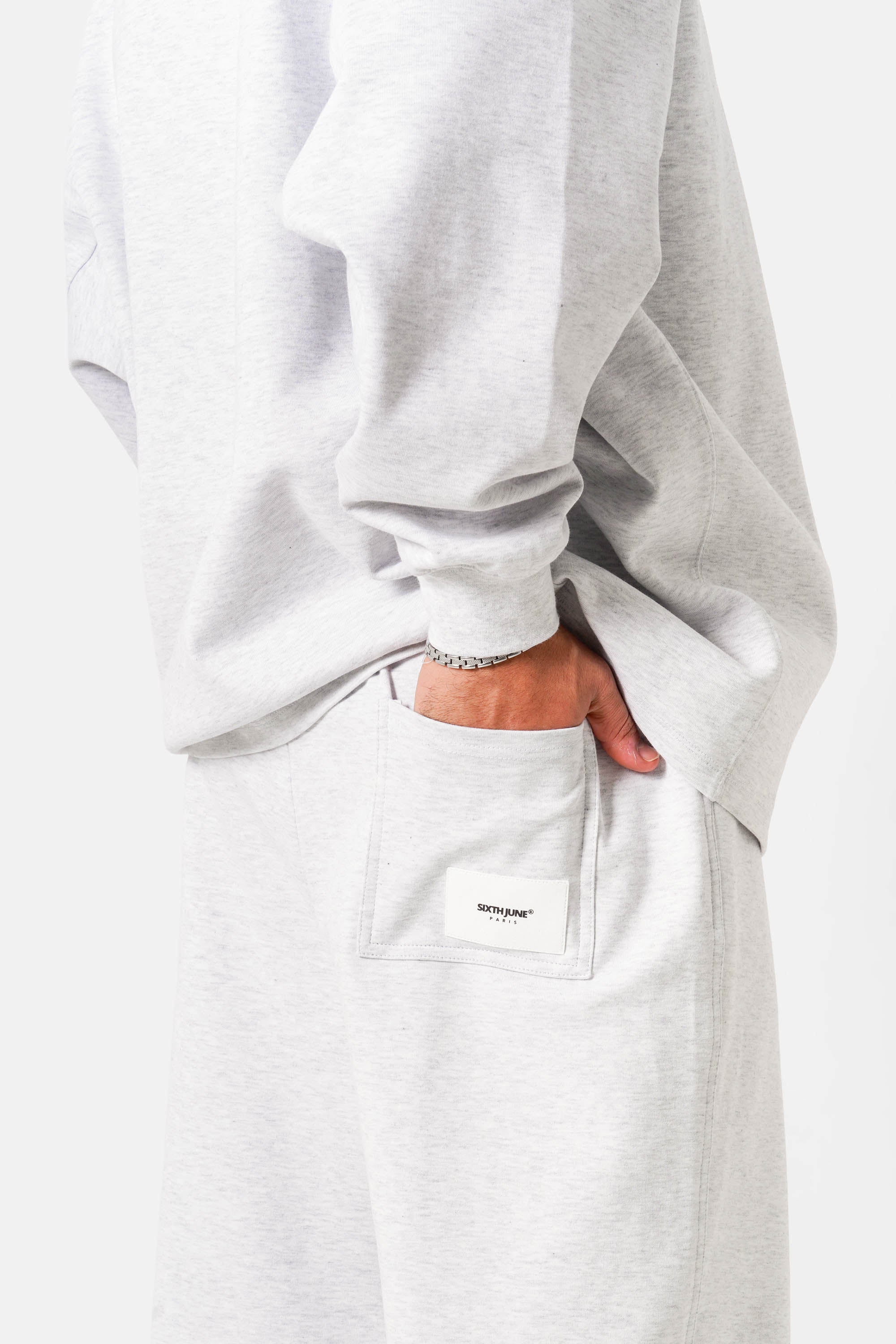 HEART logo embroidery jogger pant
