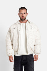 BIG heart textured jacket