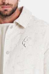 BIG heart textured jacket