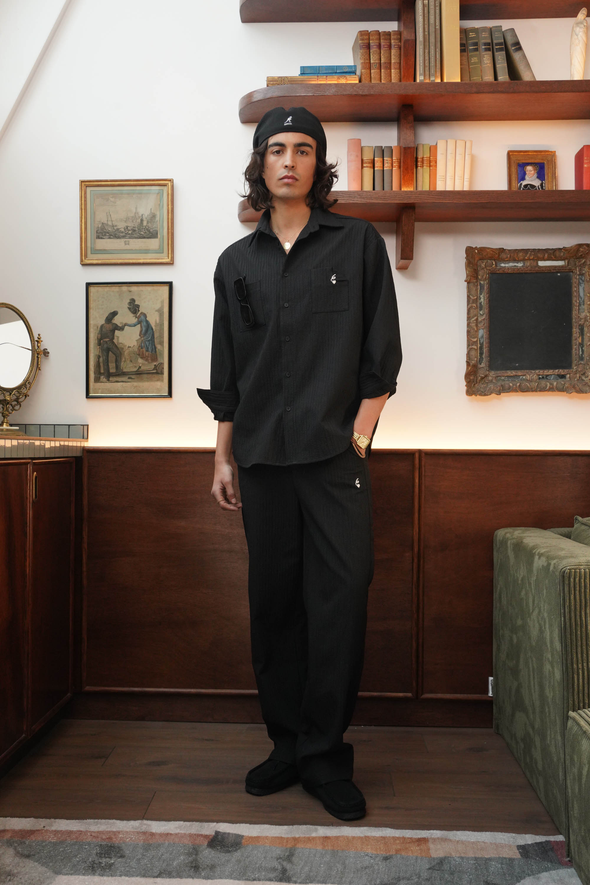 6 HEART stripes shirt