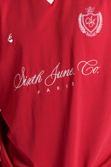 SOCCER embroidery s/s t-shirt