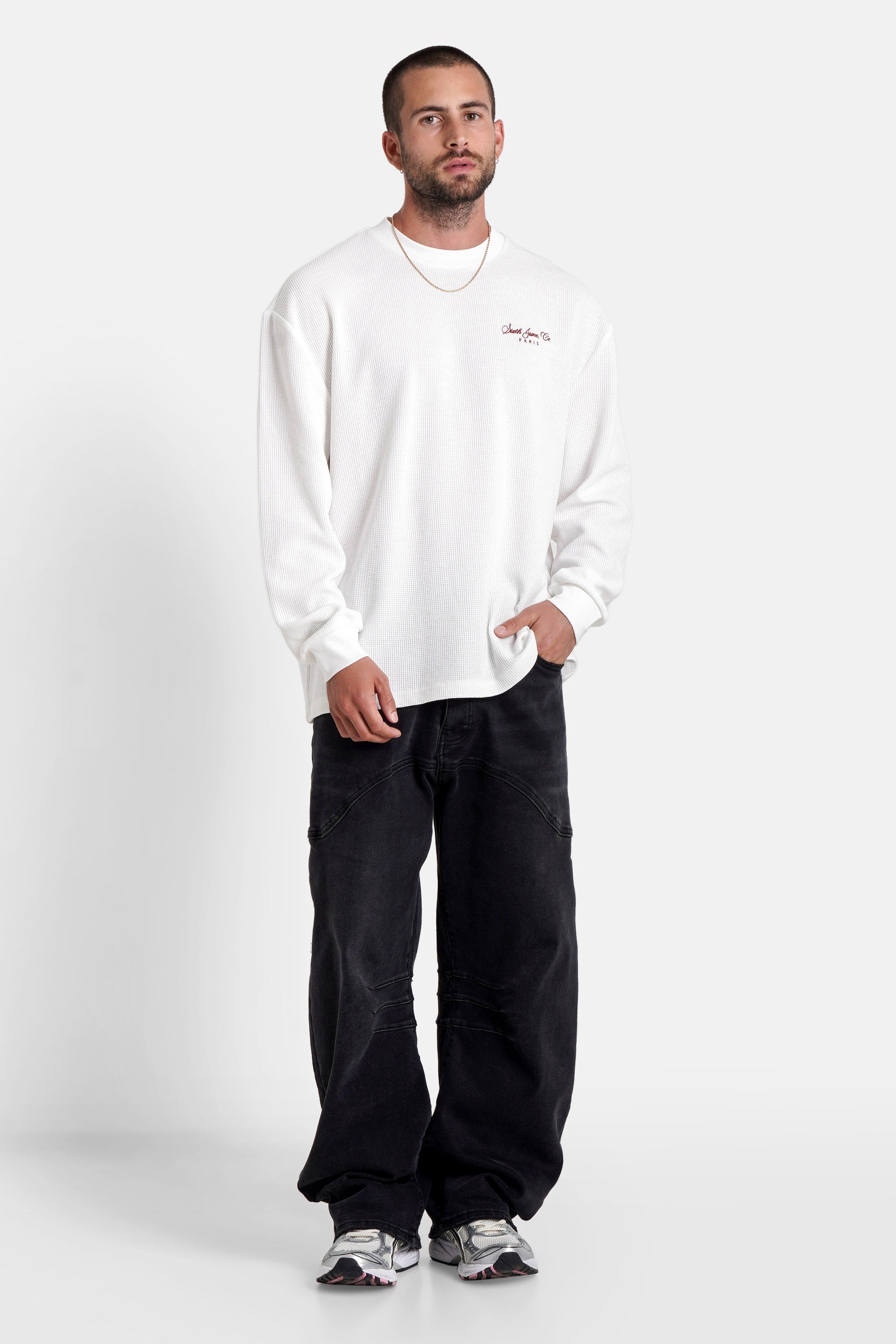 ELEVATE waffle l/s t-shirt