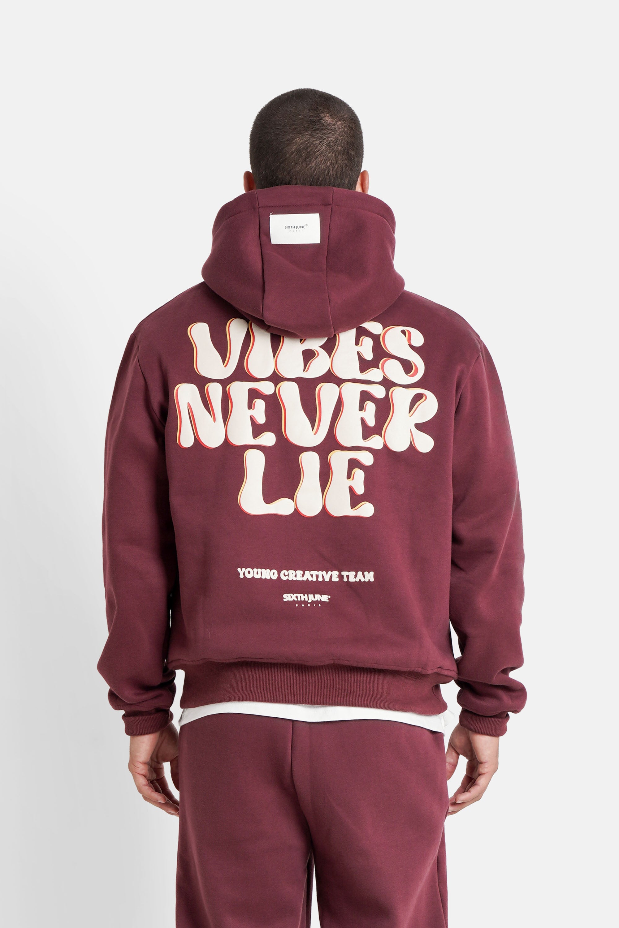 VIBES printed hoodie