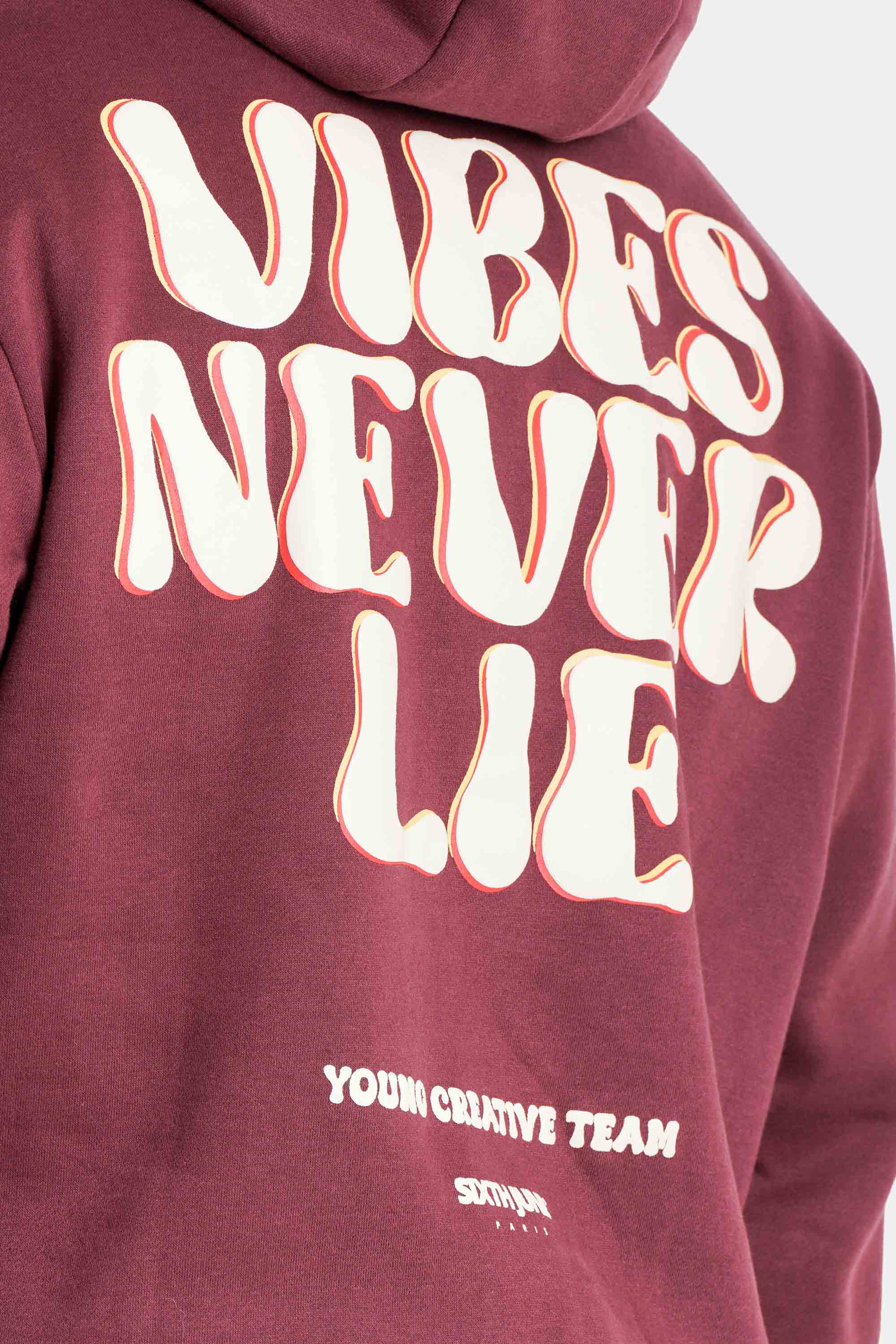 VIBES printed hoodie