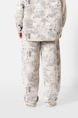 TEXTURED paisley pant