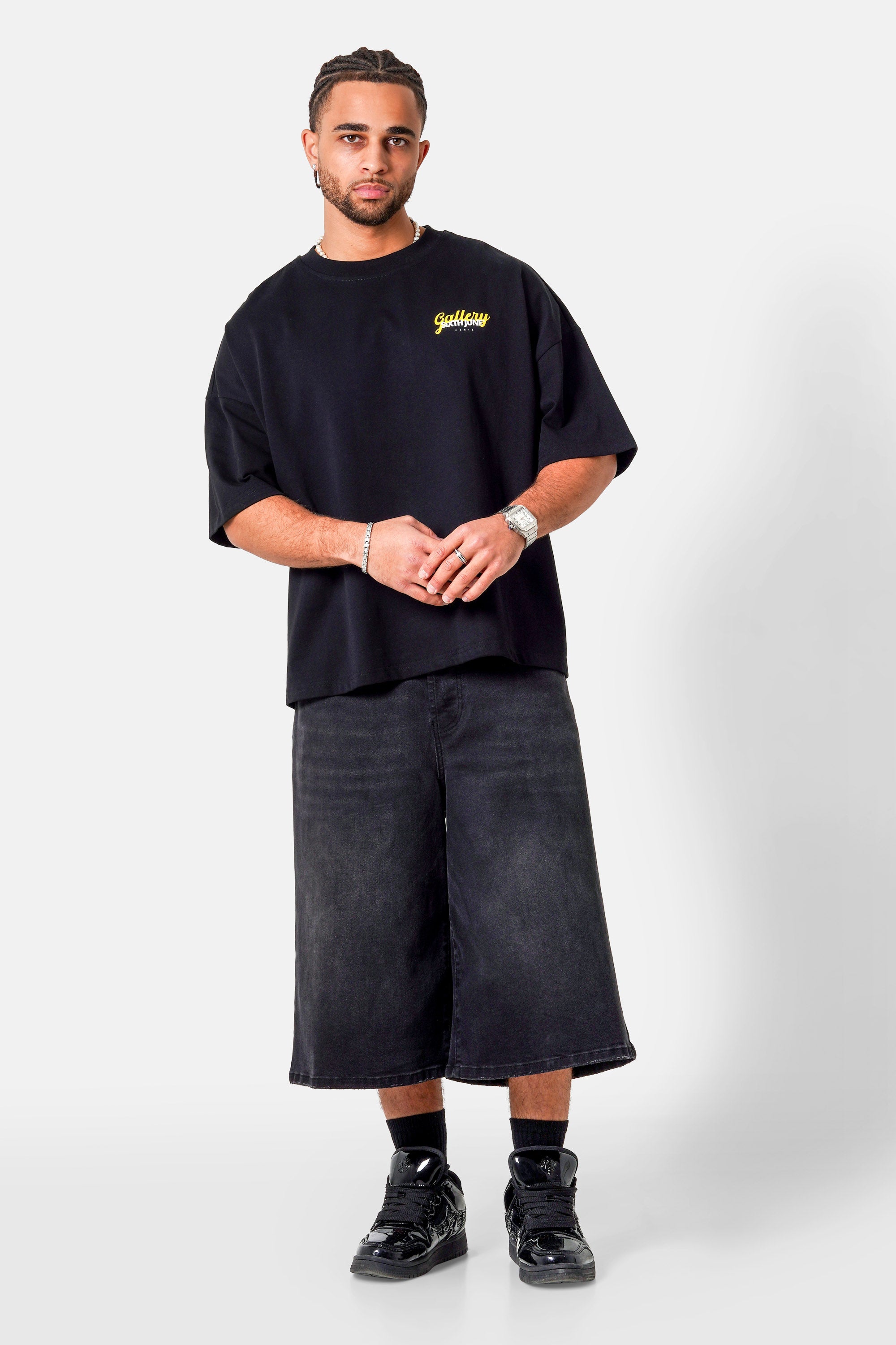 GALLERY back print s/s t-shirt