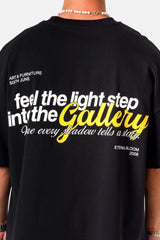 GALLERY back print s/s t-shirt