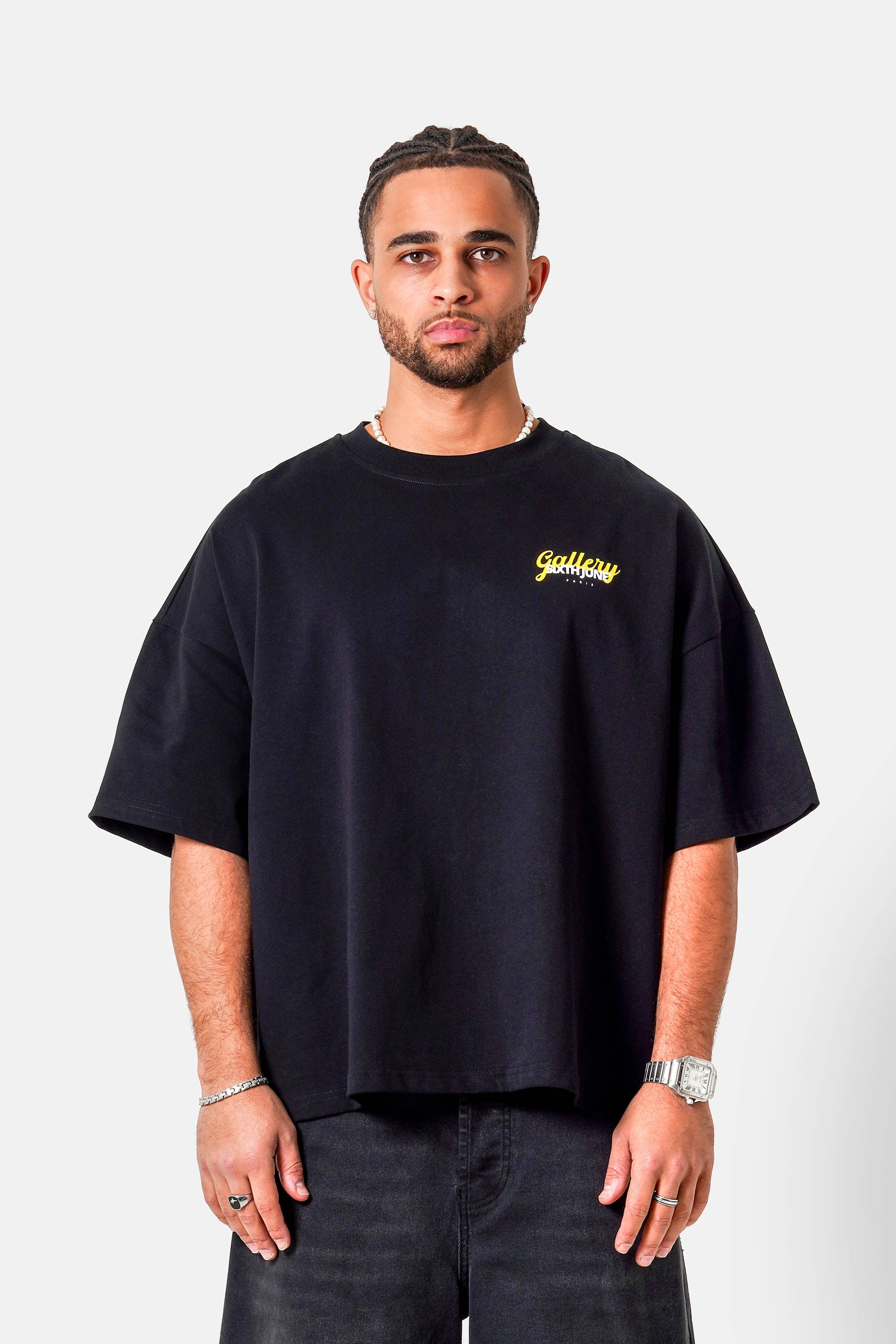 GALLERY back print s/s t-shirt