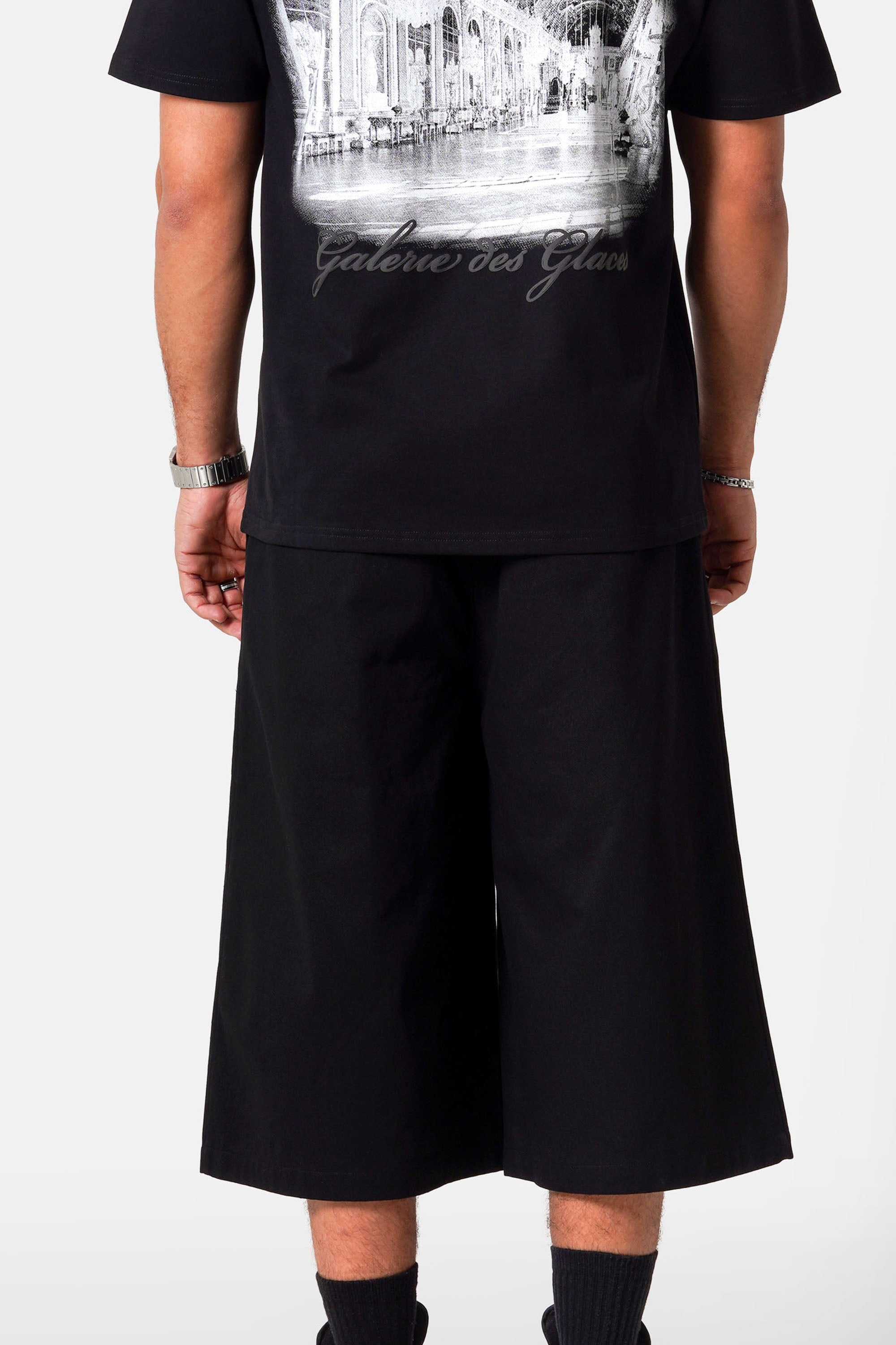 SERGE logo bermuda short
