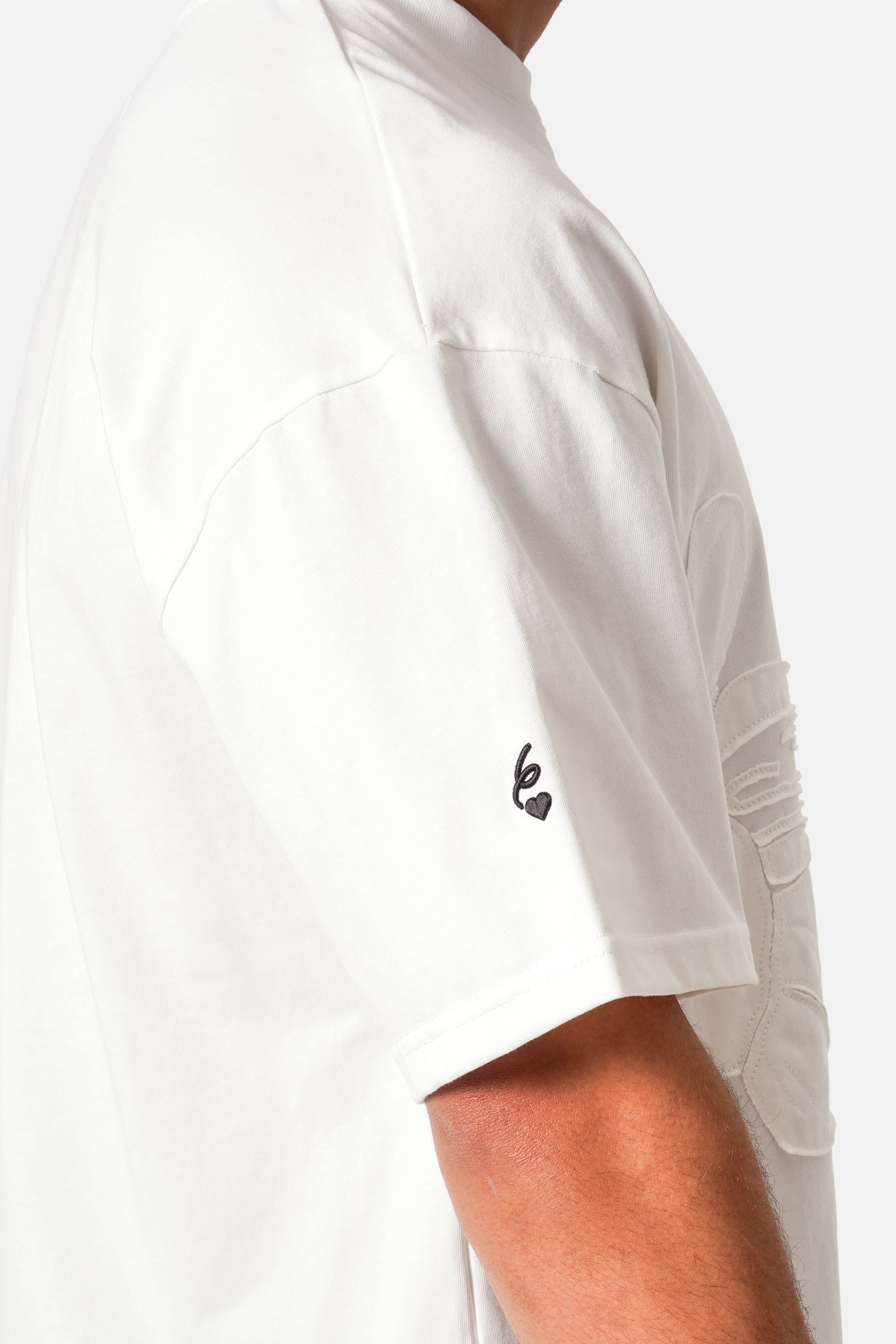 FLOWER embroidery s/s t-shirt