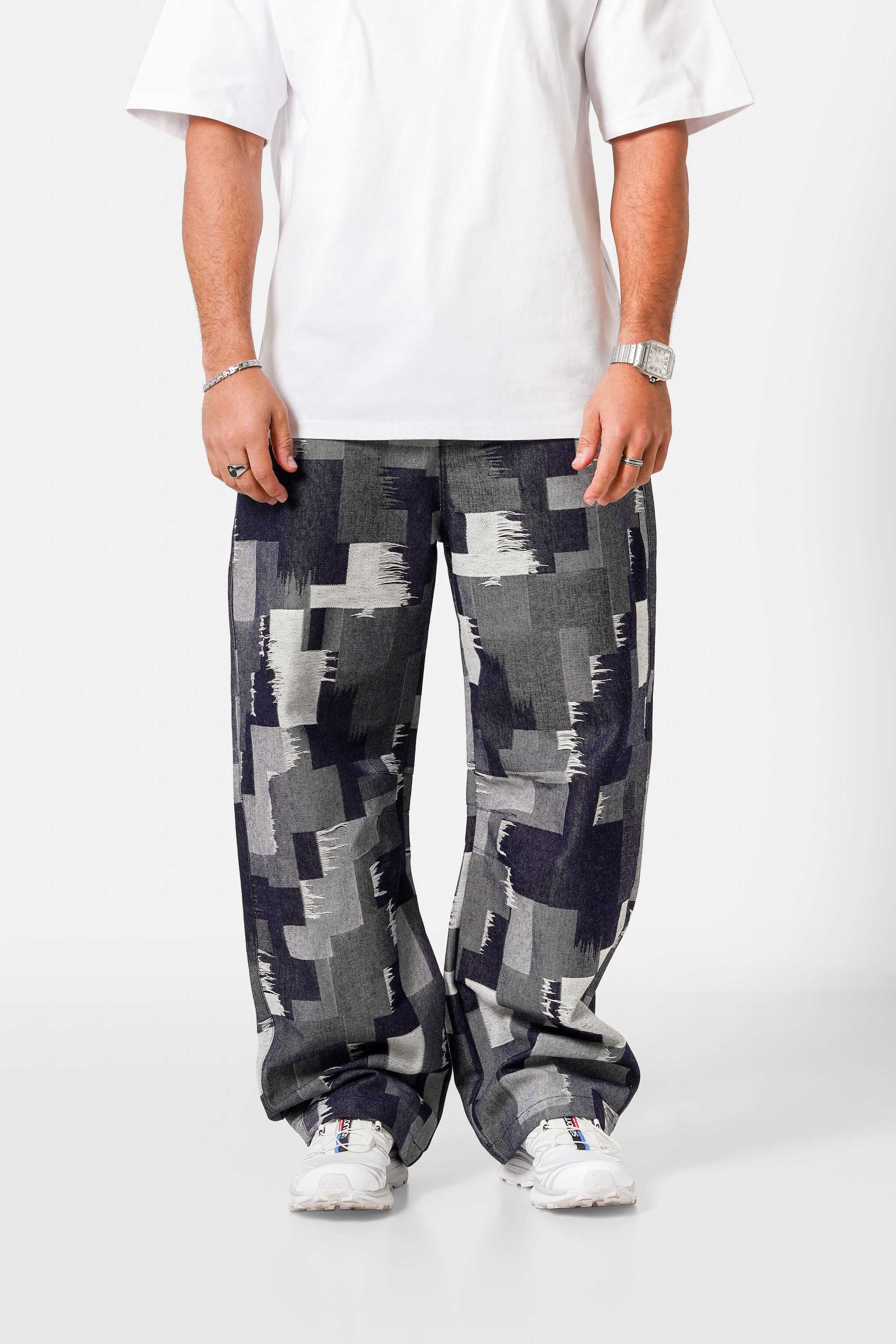 PATCHWORK denim pant