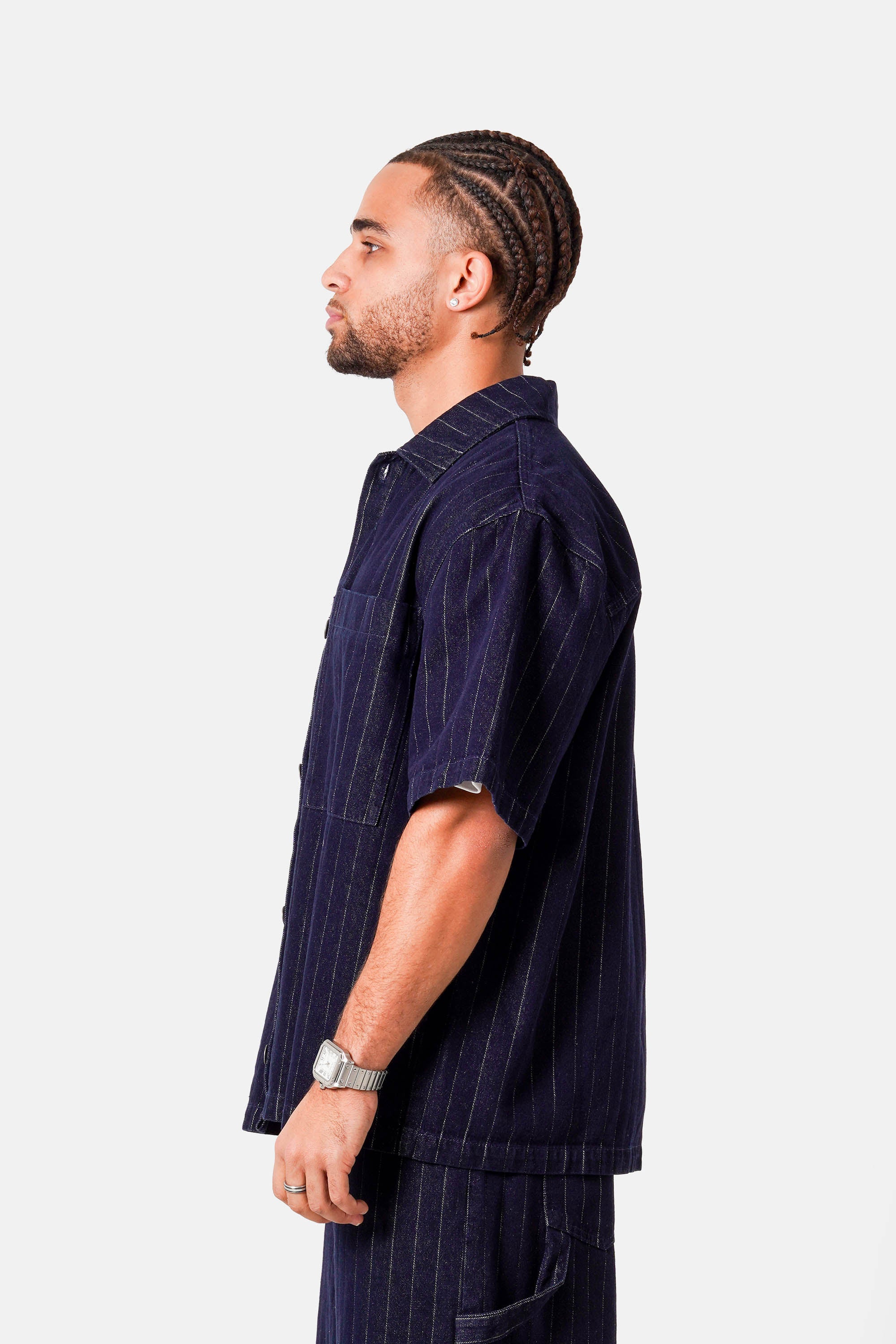 STRIPES baggy s/s shirt