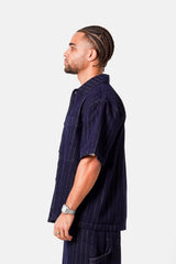 STRIPES baggy s/s shirt