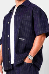 STRIPES baggy s/s shirt