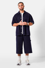 STRIPES baggy s/s shirt