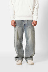 WASHED baggy denim jean