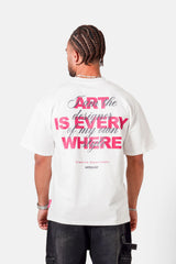 ART back print s/s T-shirt