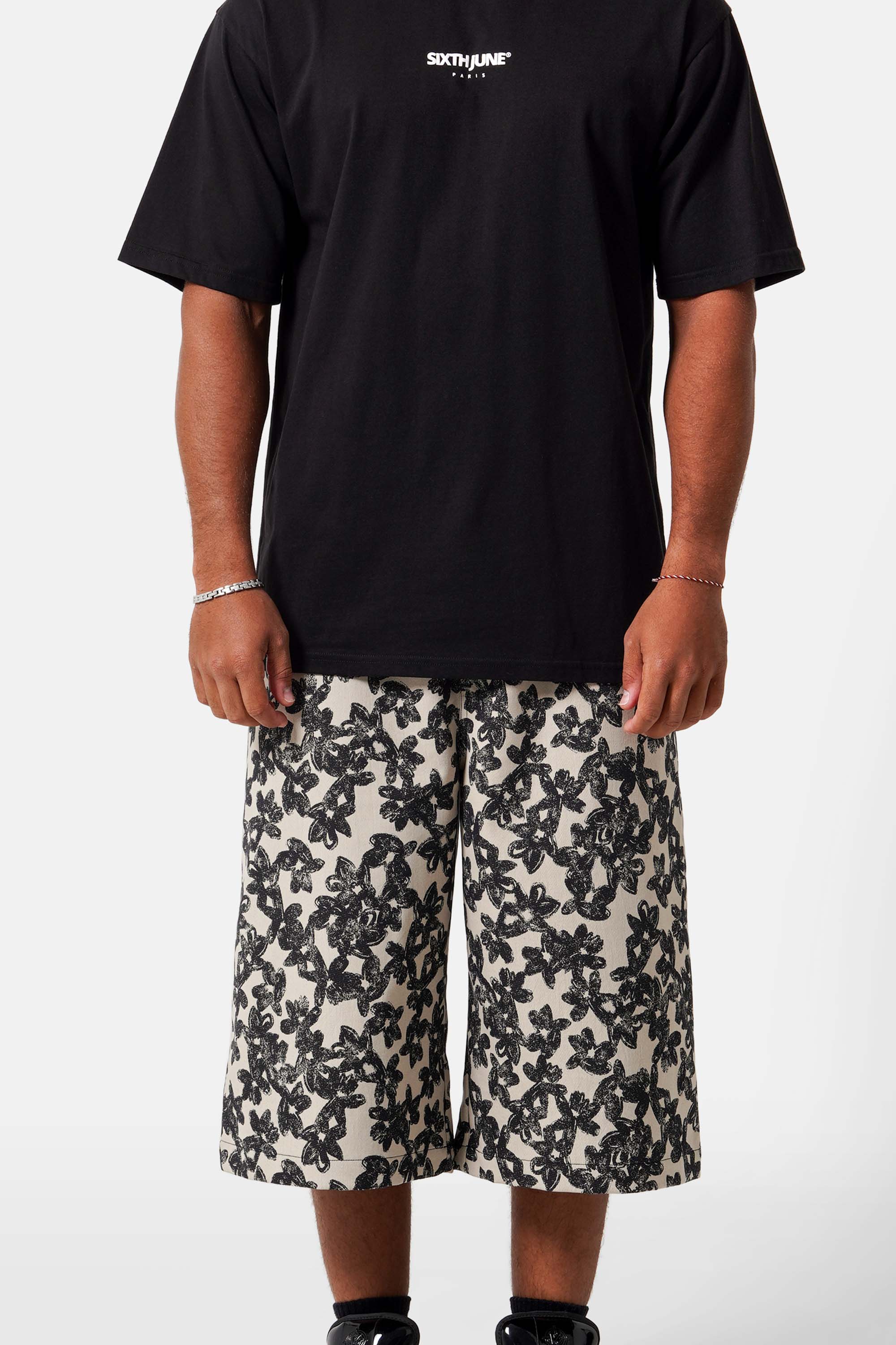 FLOWER oversized short