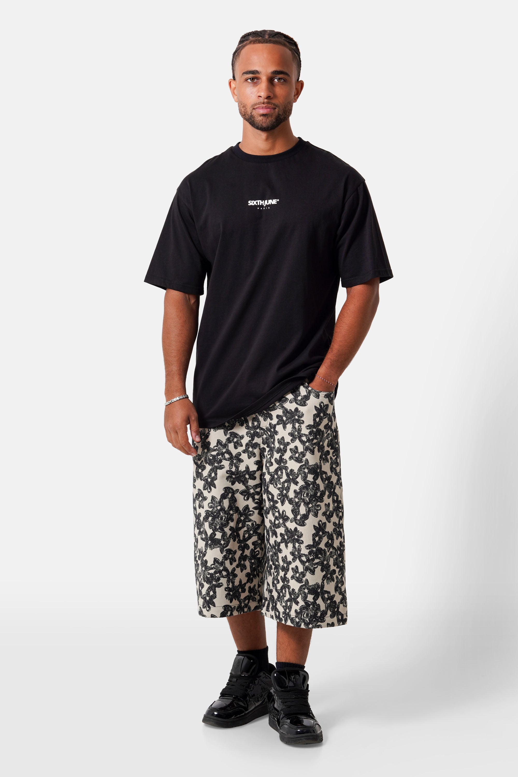 FLOWER oversized short