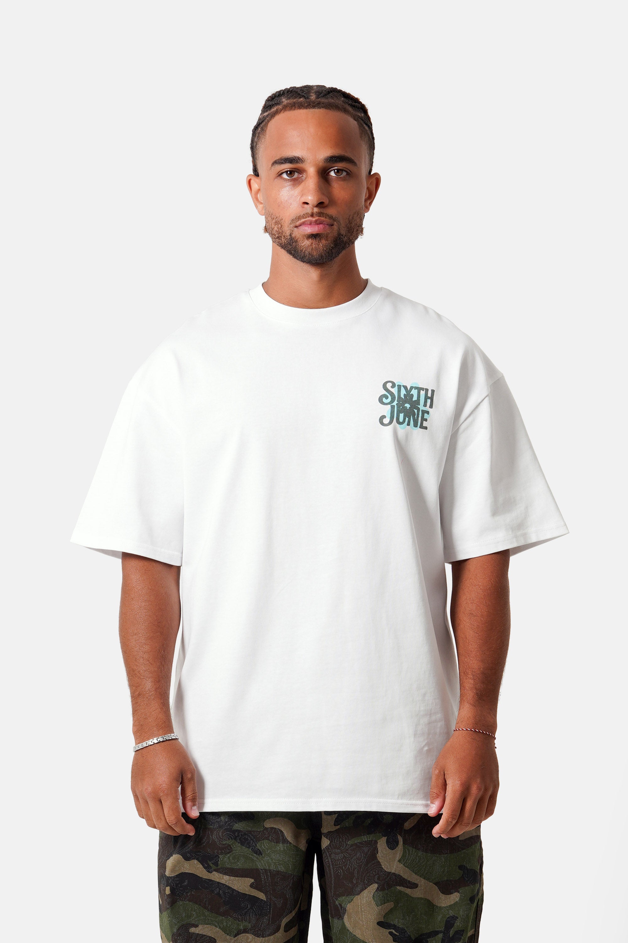 CARAIBES printed s/s t-shirt