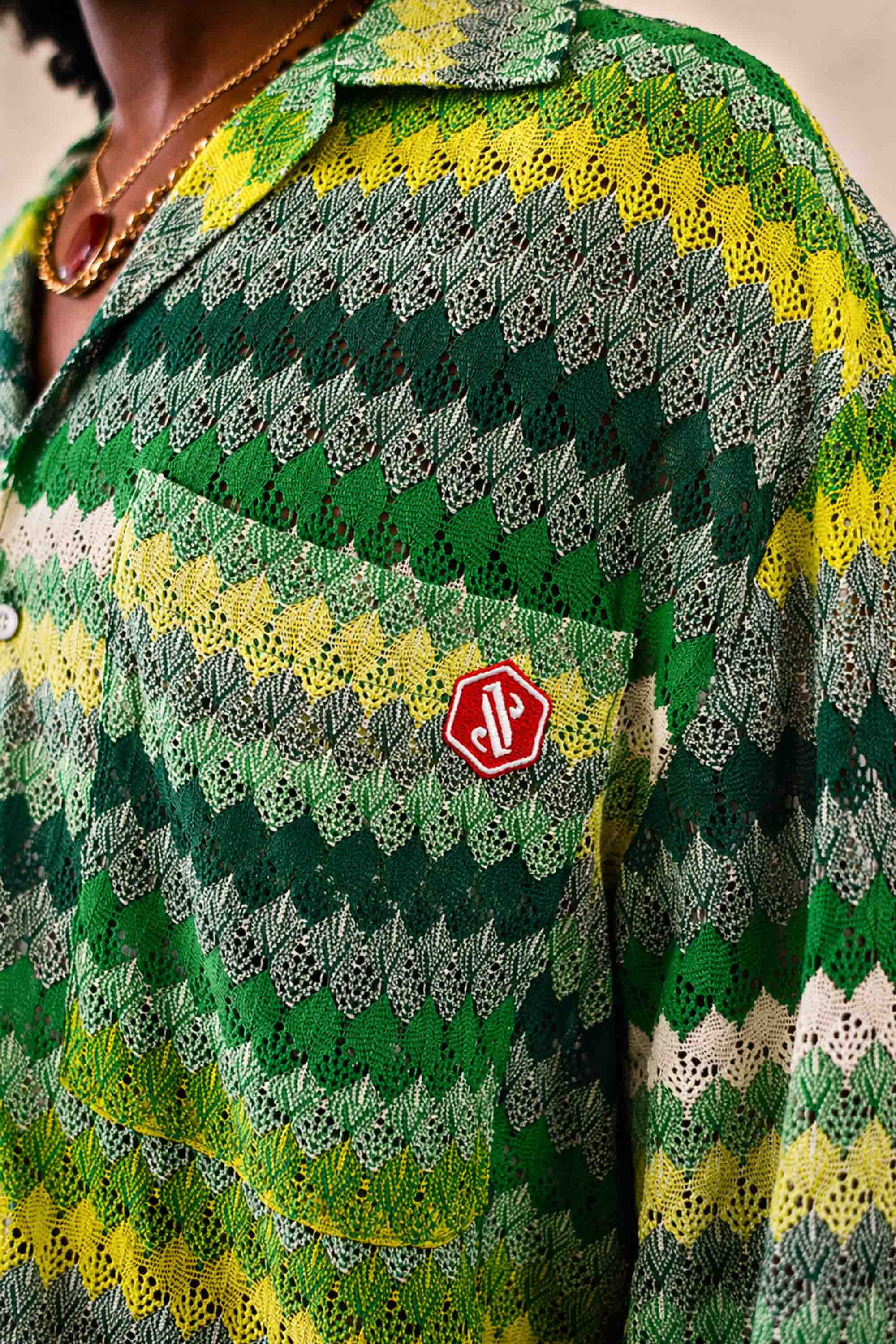 CROCHET colorful s/s shirt