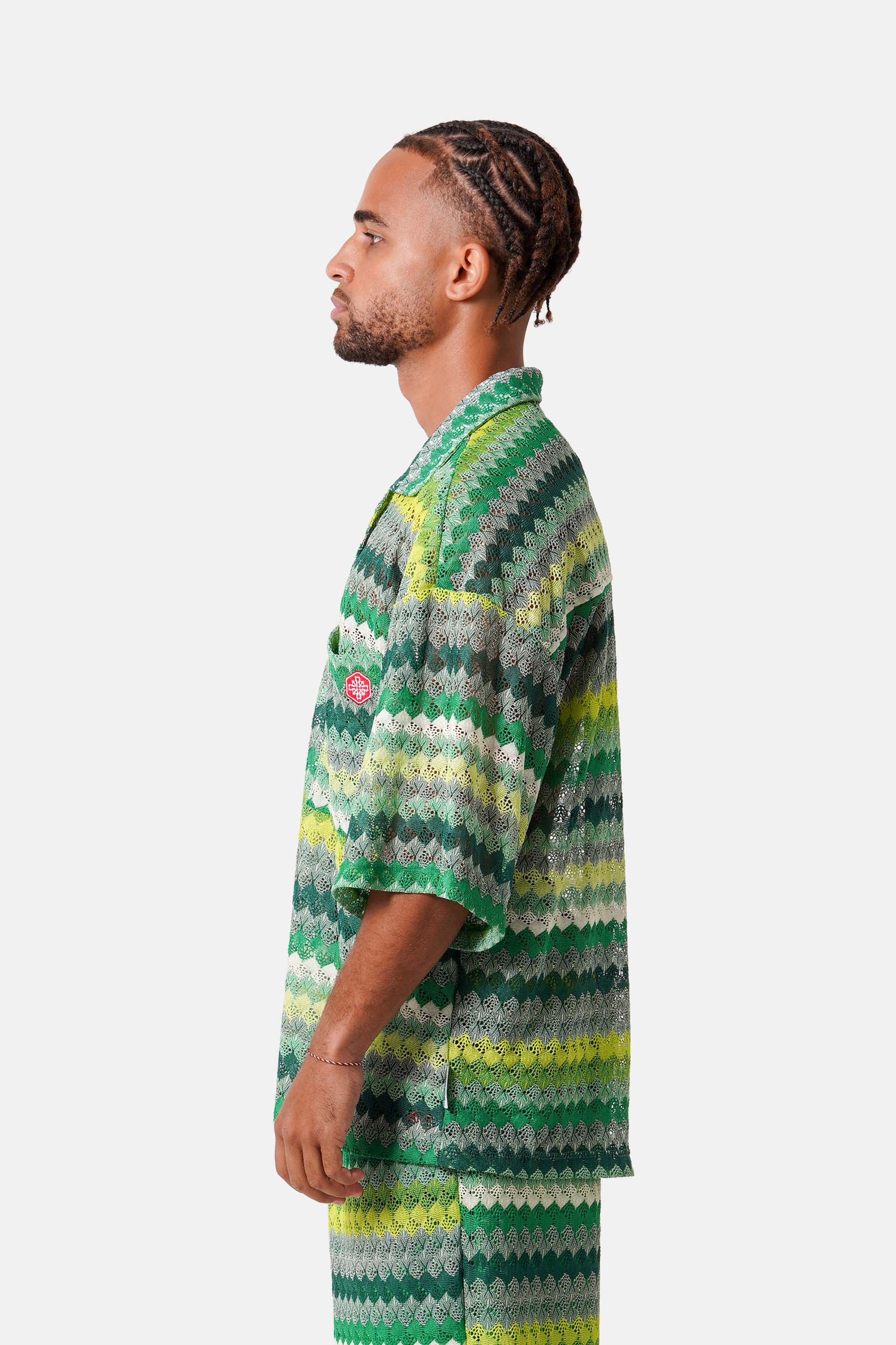 CROCHET colorful s/s shirt