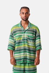CROCHET colorful s/s shirt