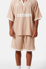 TEXTURED logo contrasted short