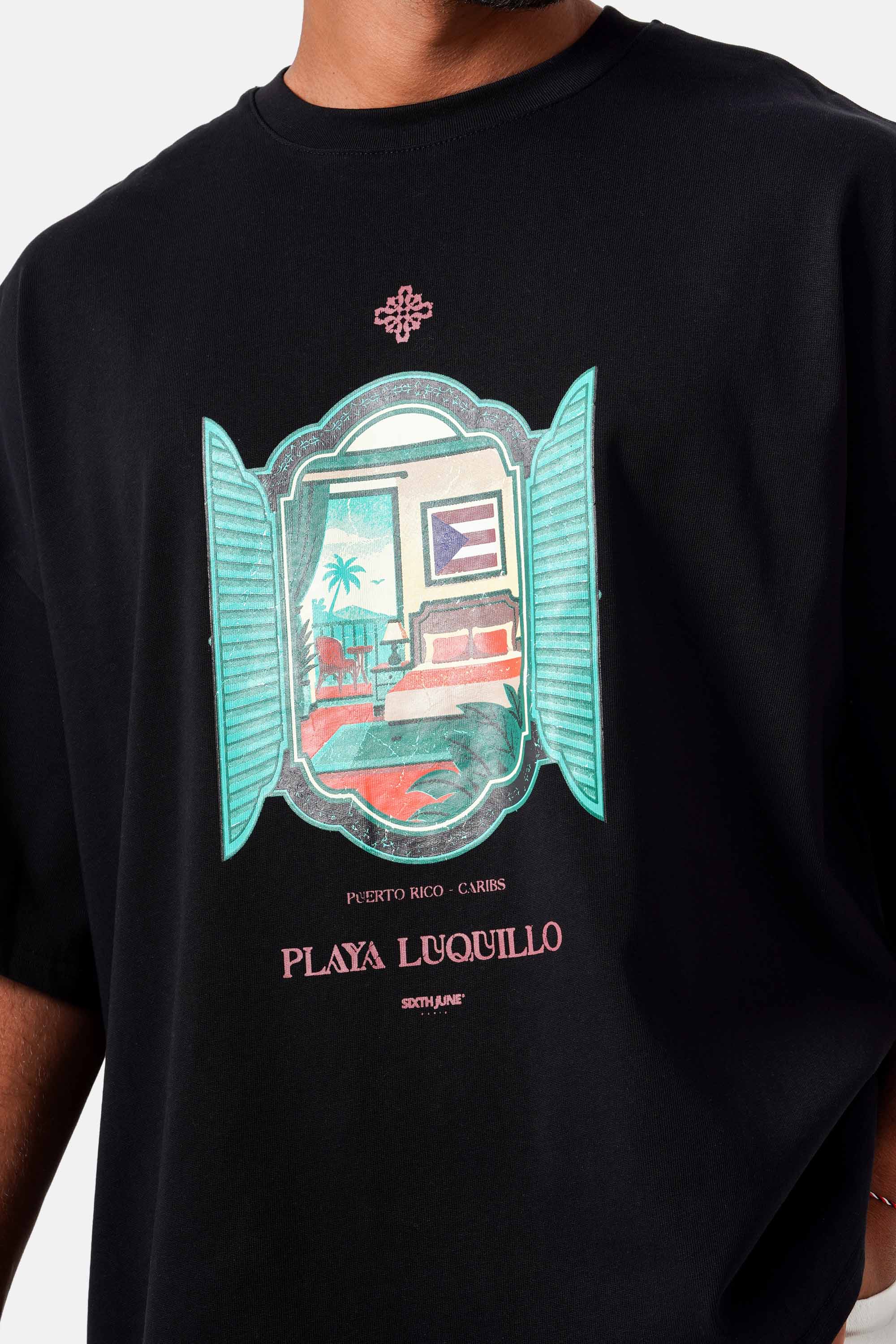 PLAYA LUQUILLO printed s/s t-shirt