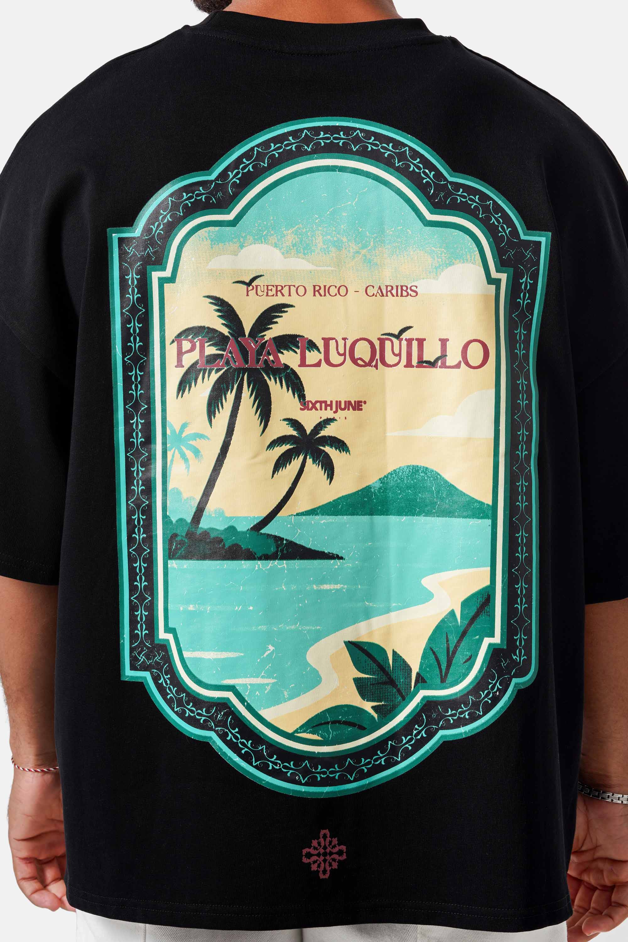 PLAYA LUQUILLO printed s/s t-shirt