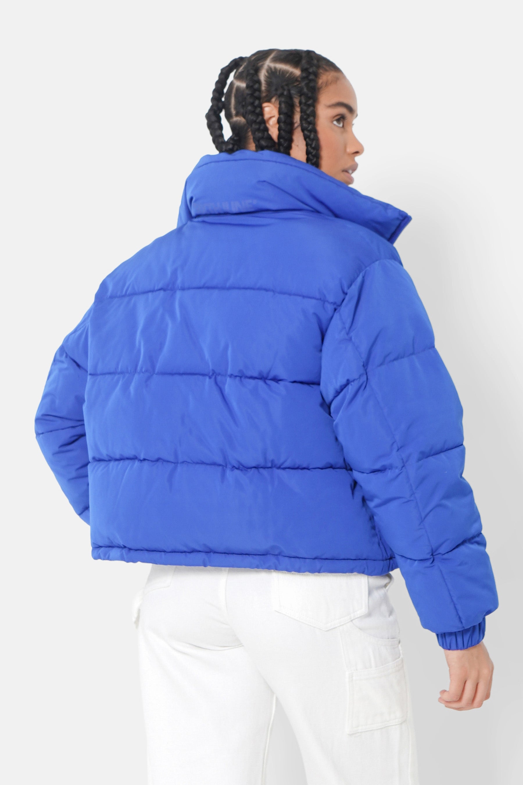 Short padded puffer dark Blue