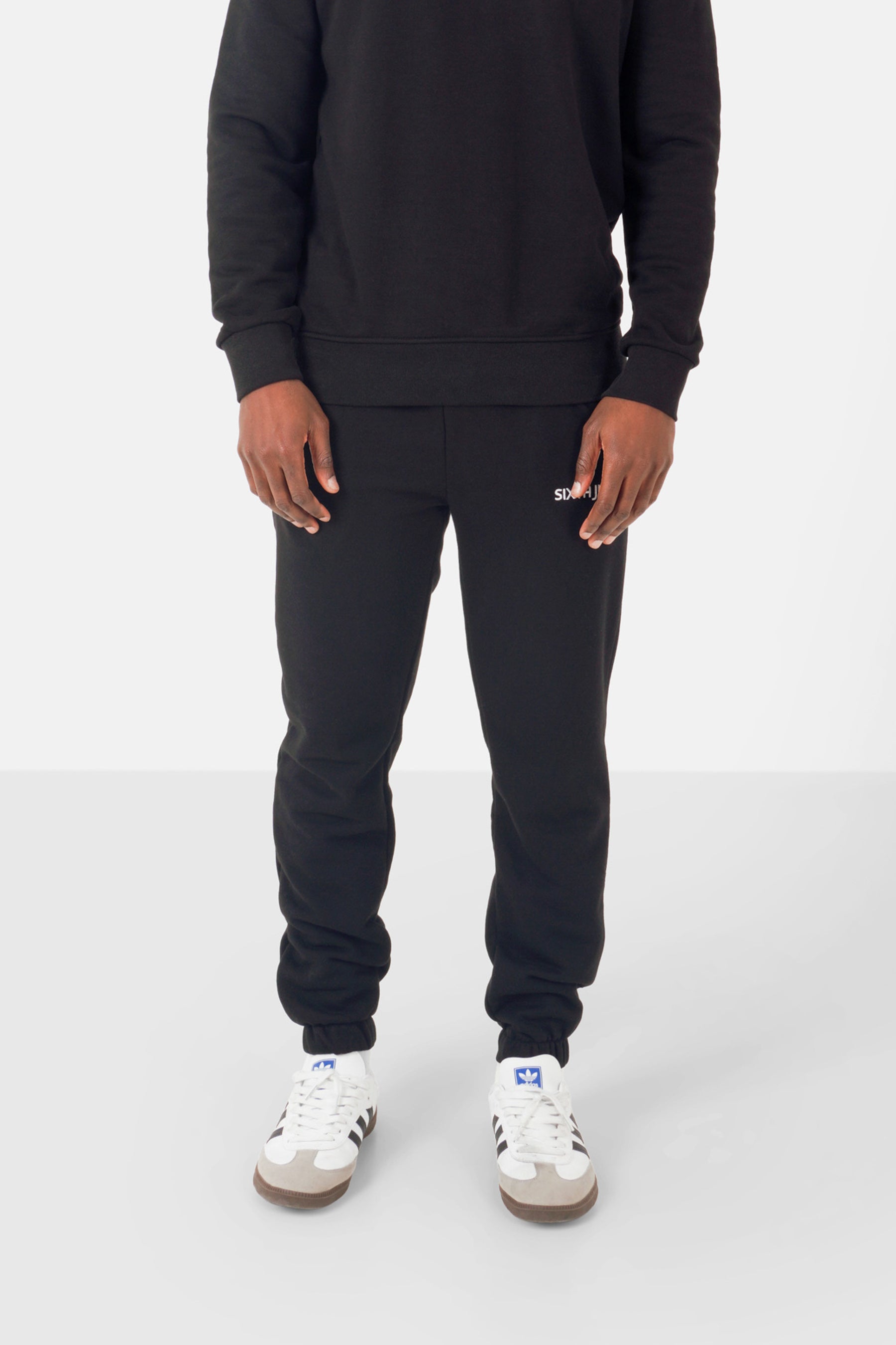 Jogging soft logo brodé Noir